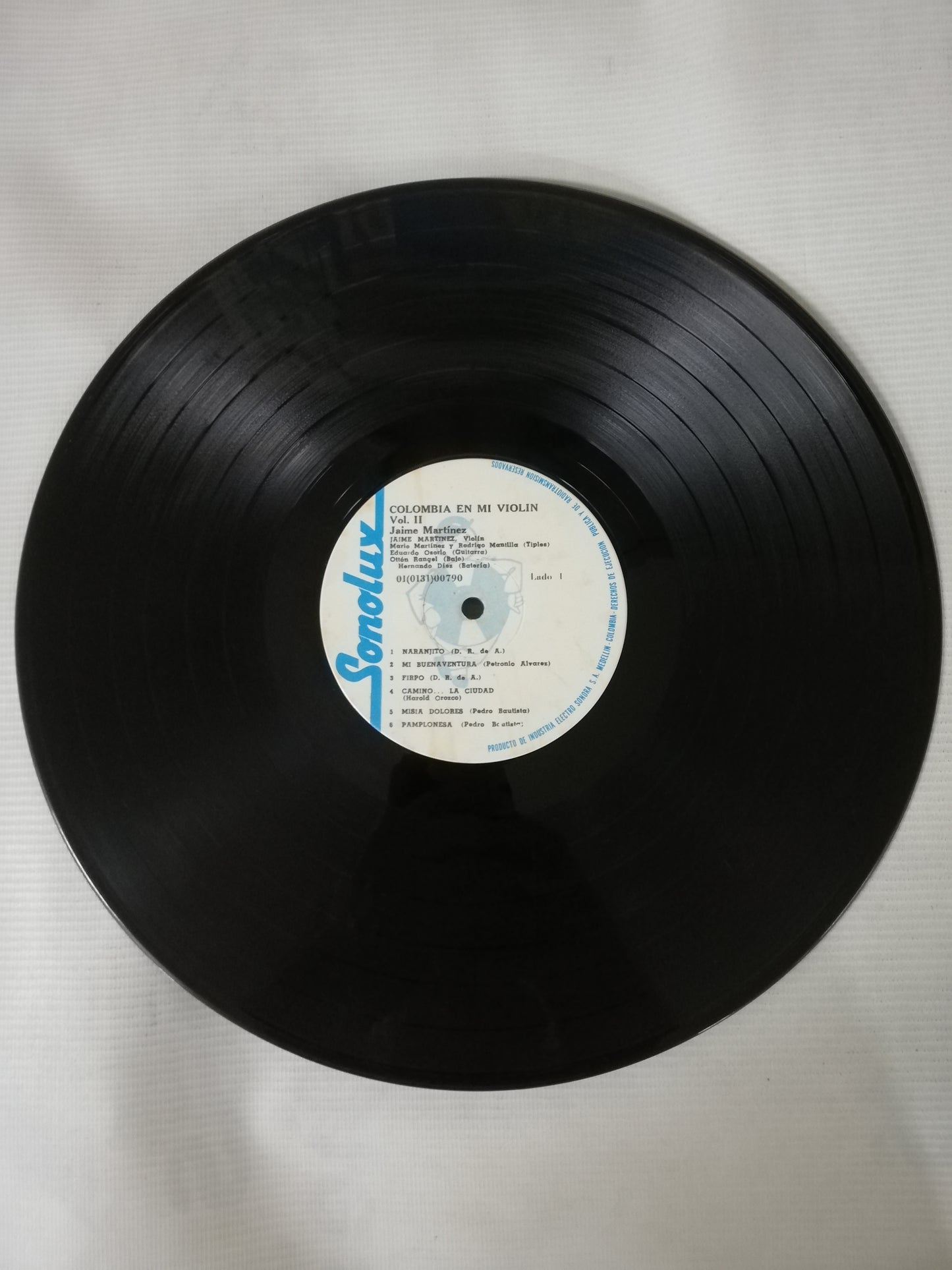 LP JAIME MARTINEZ - COLOMBIA EN MI VIOLIN VOL. II