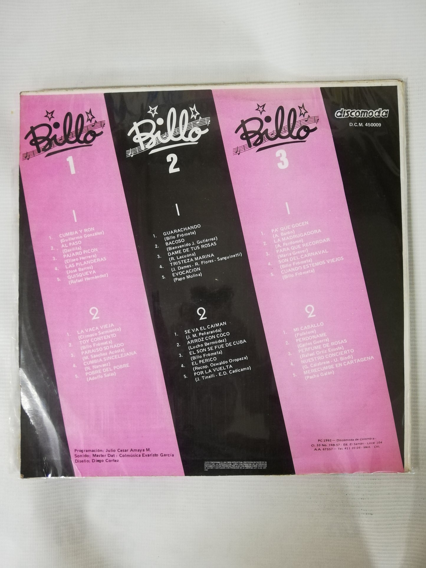 LP BILLO´S CARACAS BOYS - 30 EXITOS QUE NUNCA SE OLVIDAN - VINYL X 3