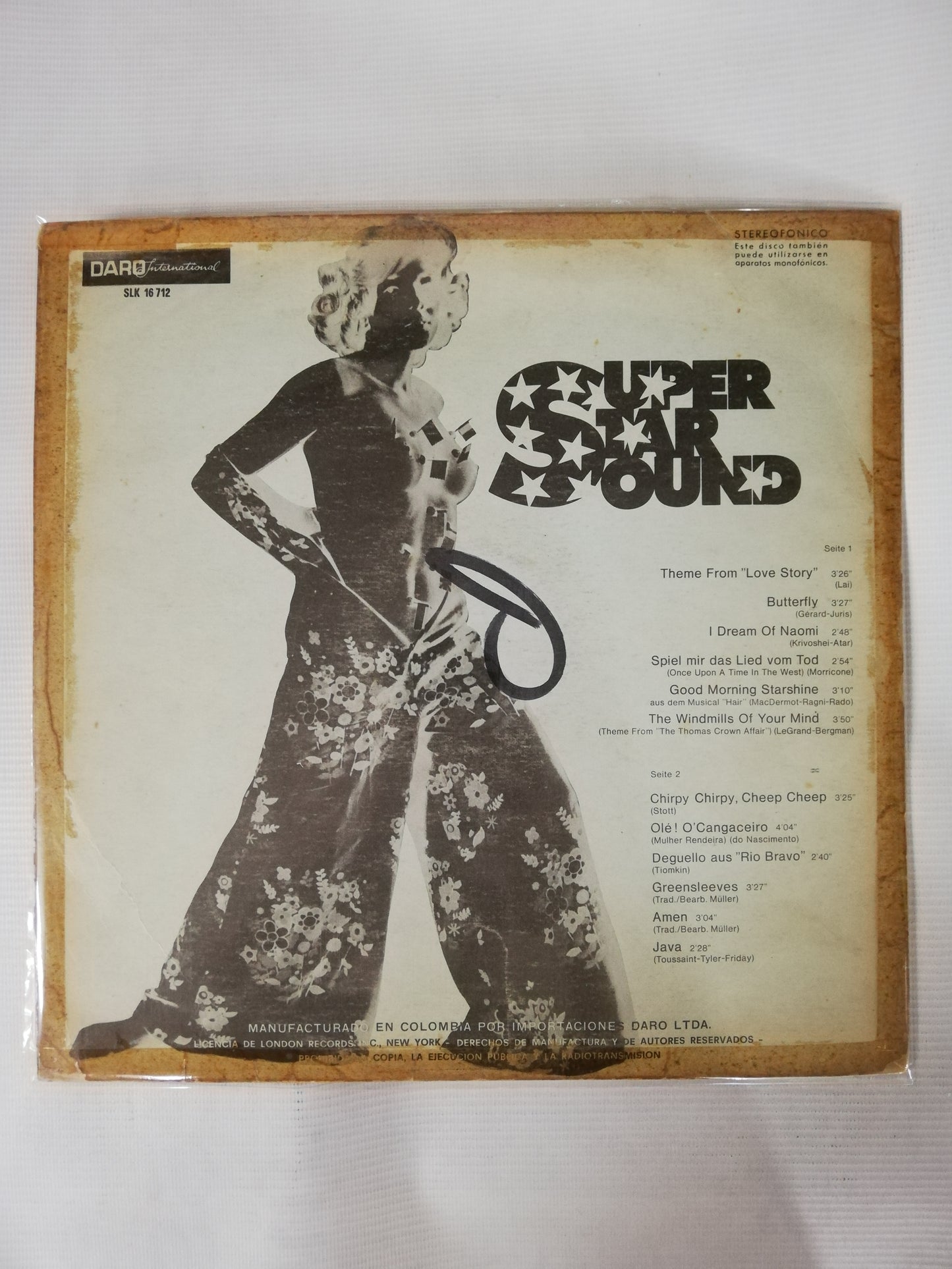 LP BOB POWELS & WERNER MÜLLER AND HIS ORCHESTRA - SUPER STAR SOUND GOLDEN TRUMPET