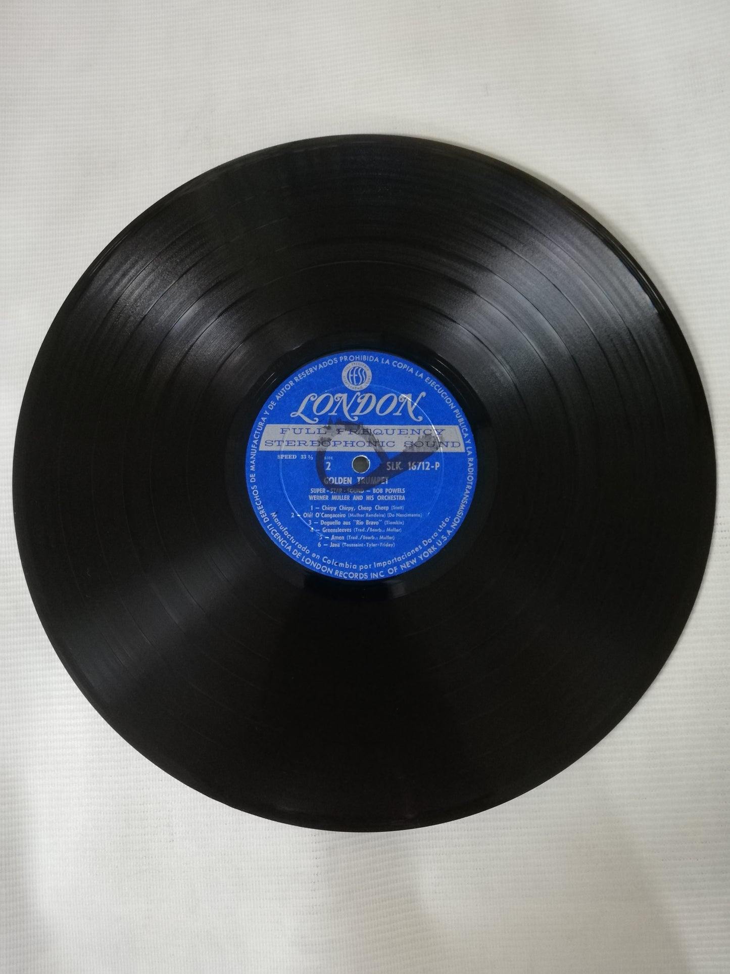 LP BOB POWELS & WERNER MÜLLER AND HIS ORCHESTRA - SUPER STAR SOUND GOLDEN TRUMPET