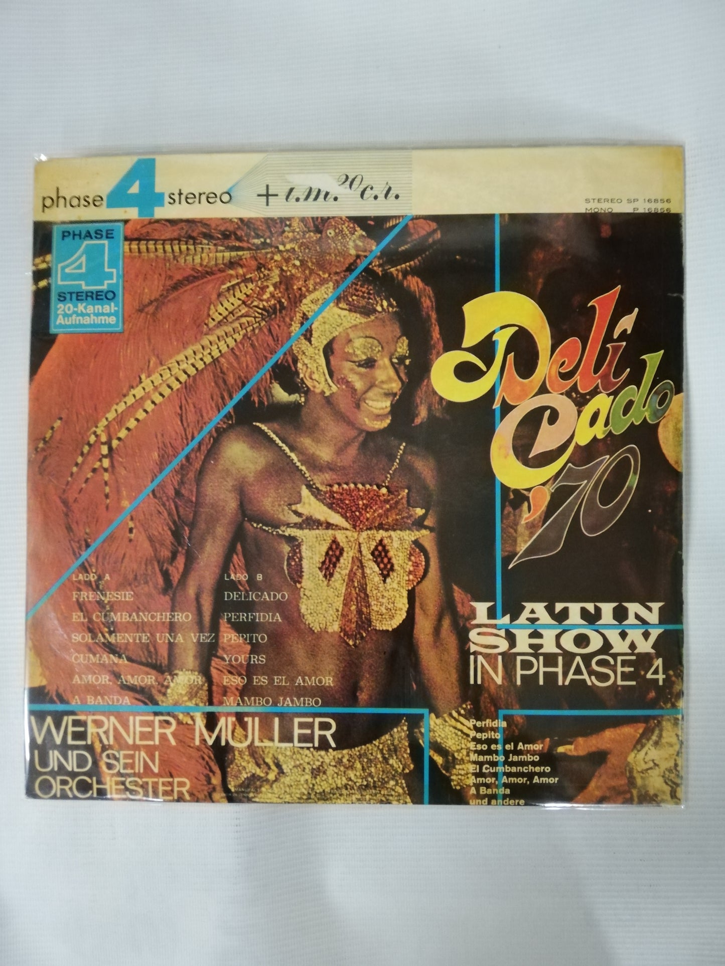 LP WENER MÜLLER UN SEIN ORCHESTER - DELICADO ´70 LATIN SHOW IN PHASE 4