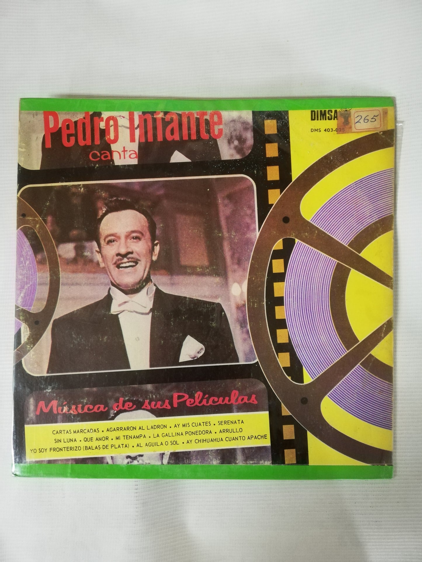 LP PEDRO INFANTE - PEDRO INFANTE CANTA MÚSICA DE SUS PELICULAS