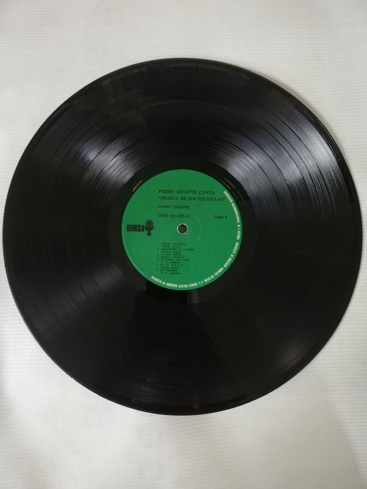 LP PEDRO INFANTE - PEDRO INFANTE CANTA MÚSICA DE SUS PELICULAS