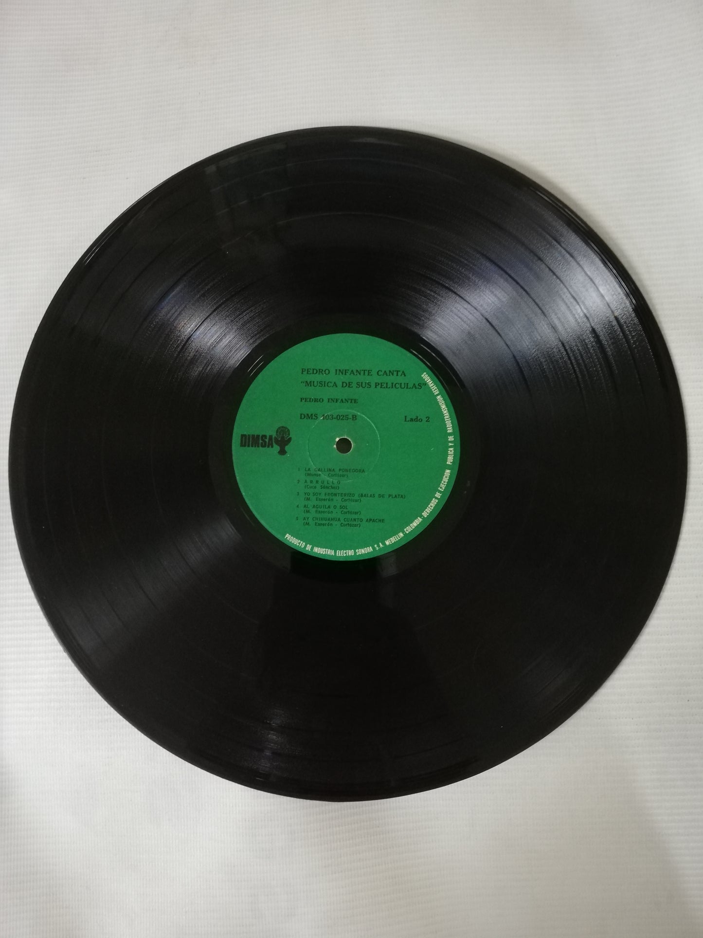 LP PEDRO INFANTE - PEDRO INFANTE CANTA MÚSICA DE SUS PELICULAS