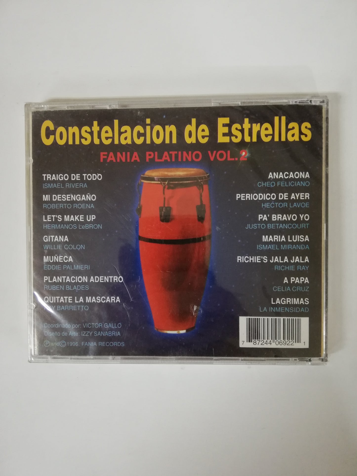 CD CONSTELACIÓN DE ESTRELLAS FANIA PLATINO - CONSTELACIÓN DE ESTRELLAS FANIA PLATINO VOL. 2