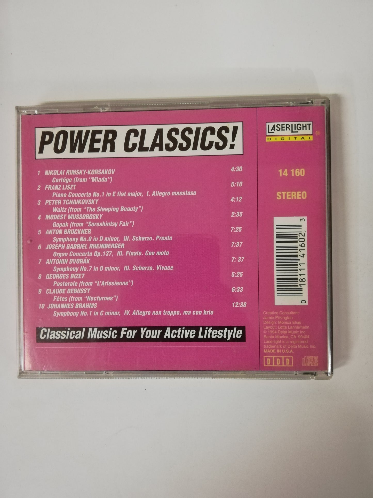CD POWER CLASSICS! - CLASSICAL MUSIC FOR YOUR ACTIVE LIFESTYLE