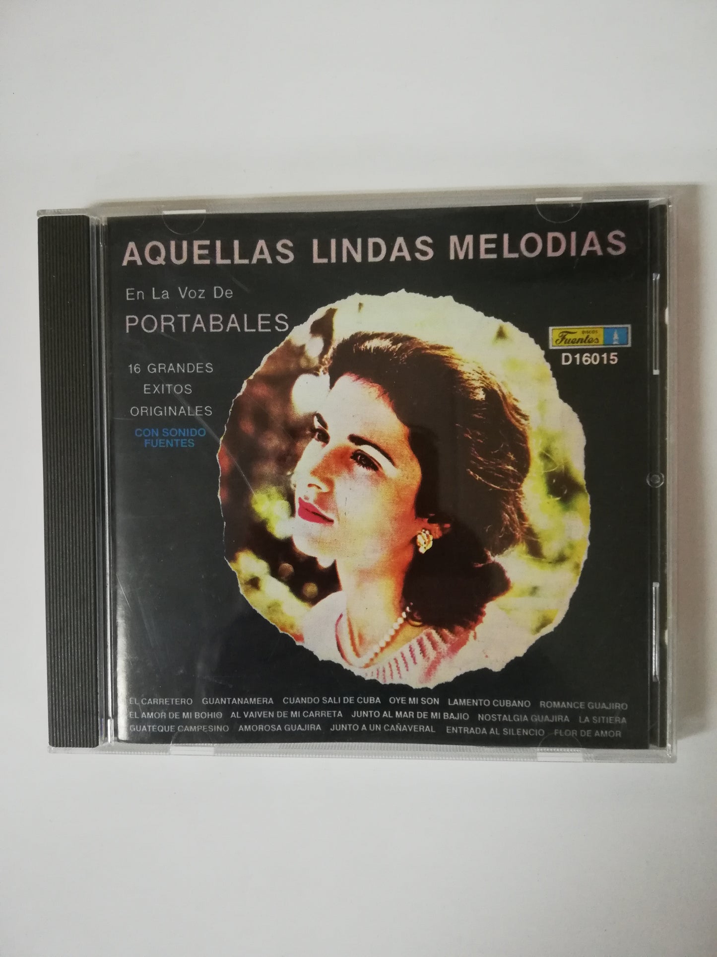 CD GUILLERMO PORTABALES - AQUELLAS LINDAS MELODIAS EN LA VOZ DE PORTABALES - 16 GRANDES EXITOS ORIGINALES