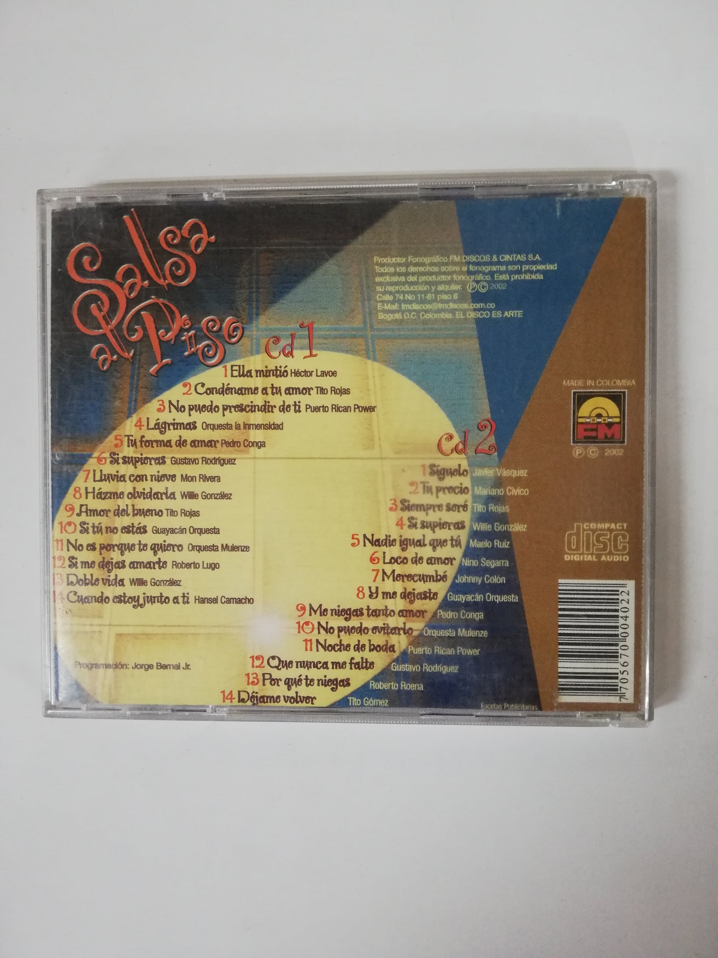 CD SALSA AL PISO - VARIOS INTÉRPRETES - CD X 2