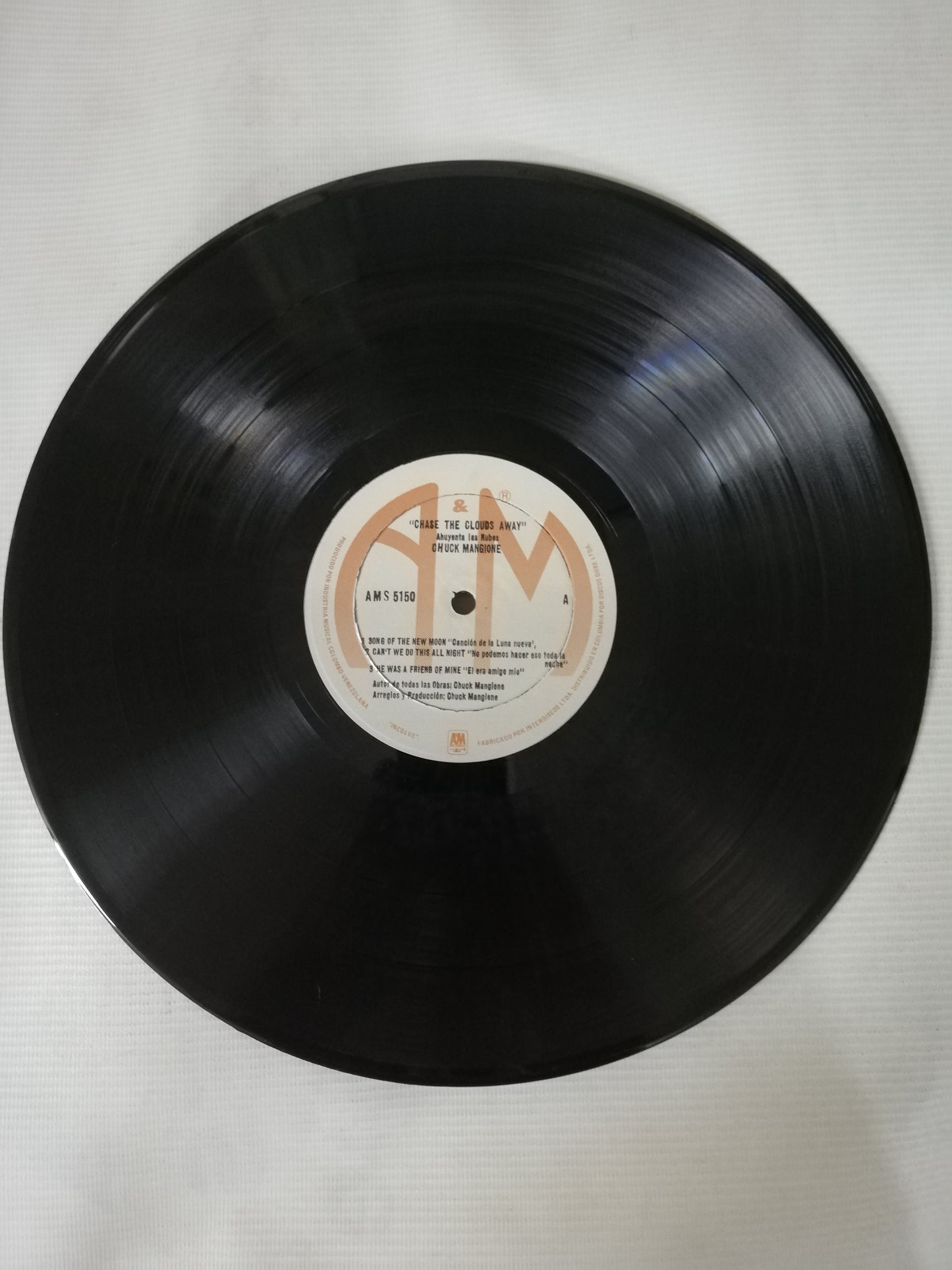 LP CHUCK MANGIONE - CHASE THE CLOUDS AWAY