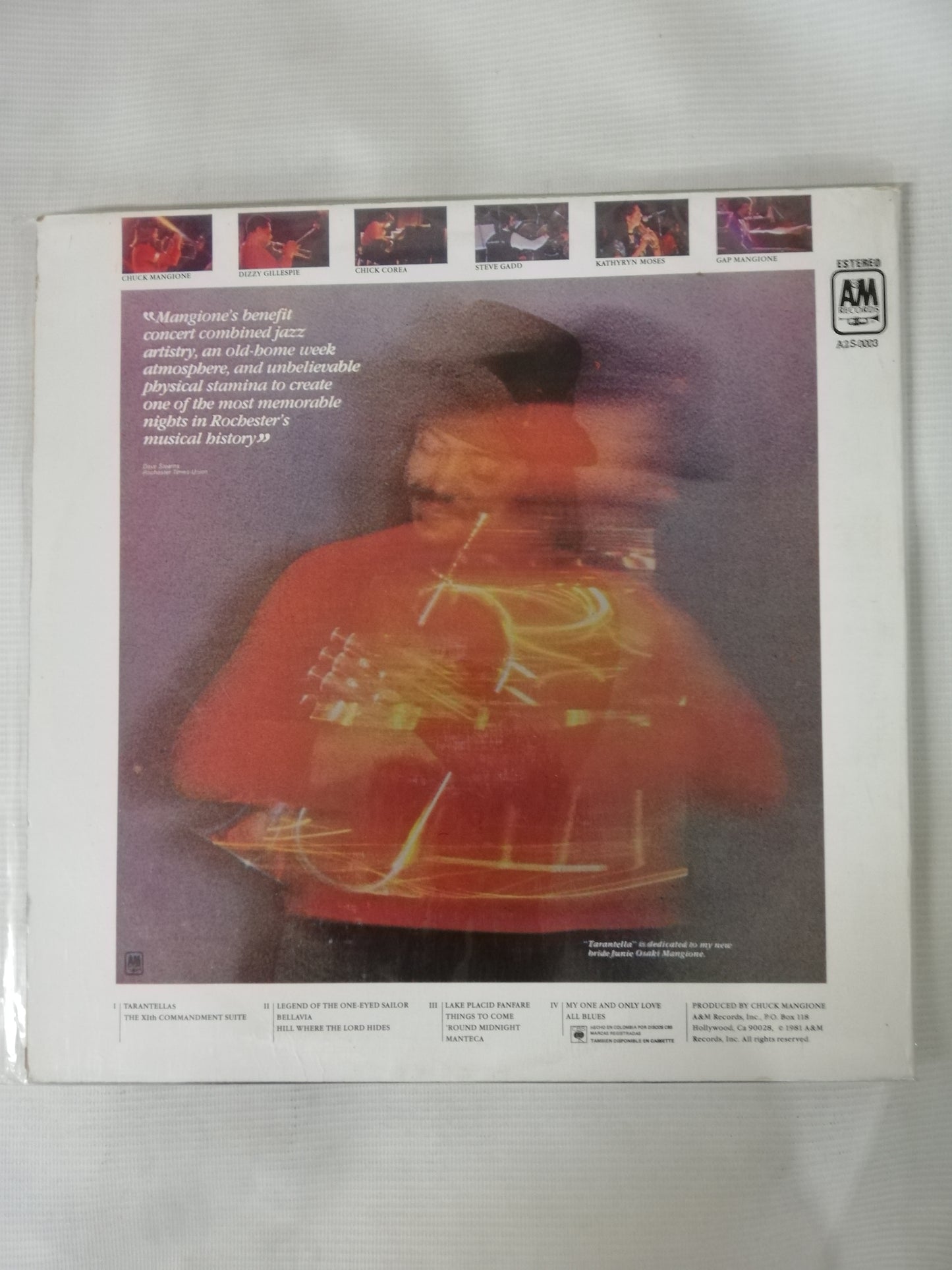 LP CHUCK MANGIONE - TARANTELLA - VINYL X 2