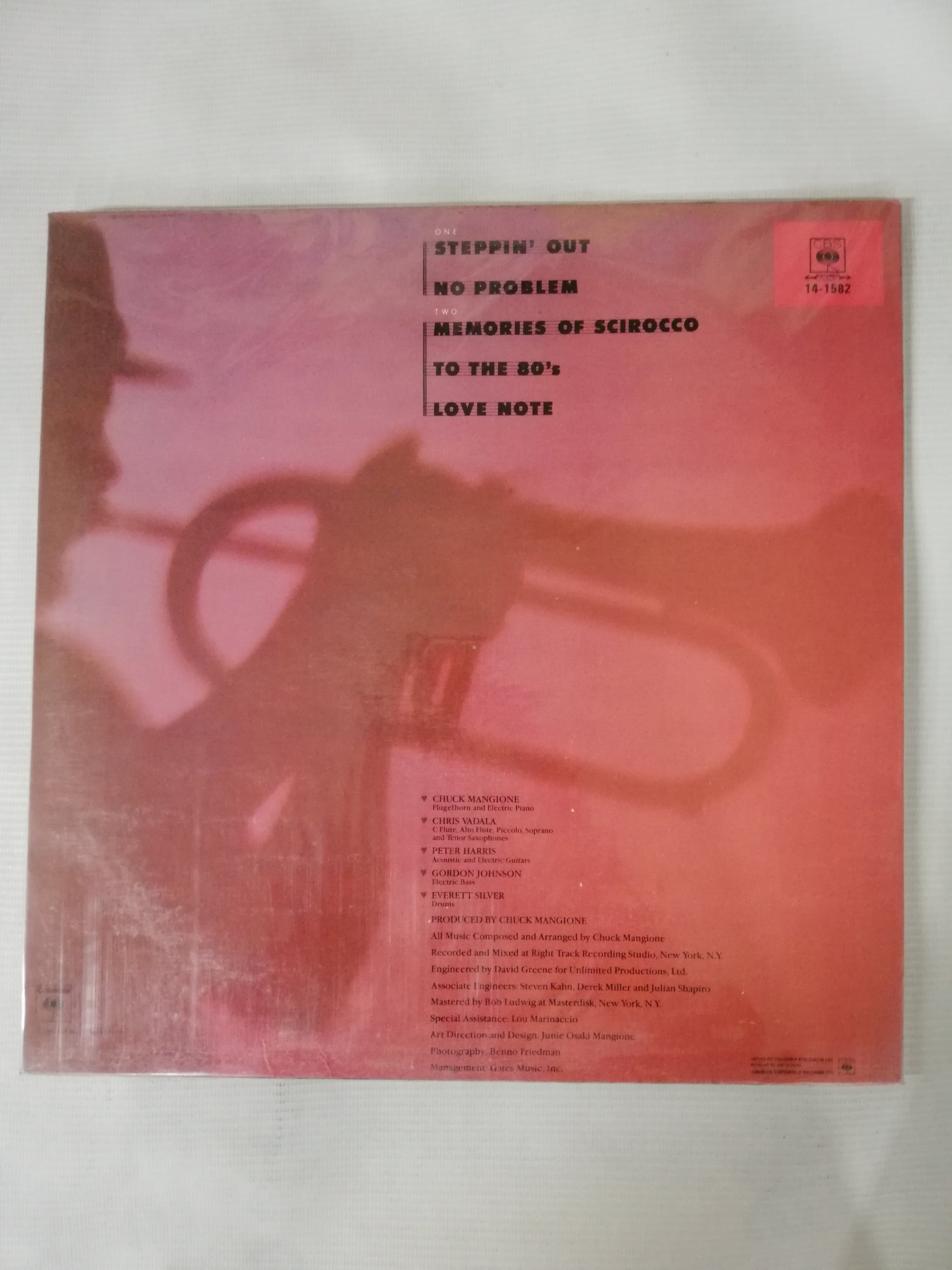 LP CHUCK MANGIONE - LOVE NOTES