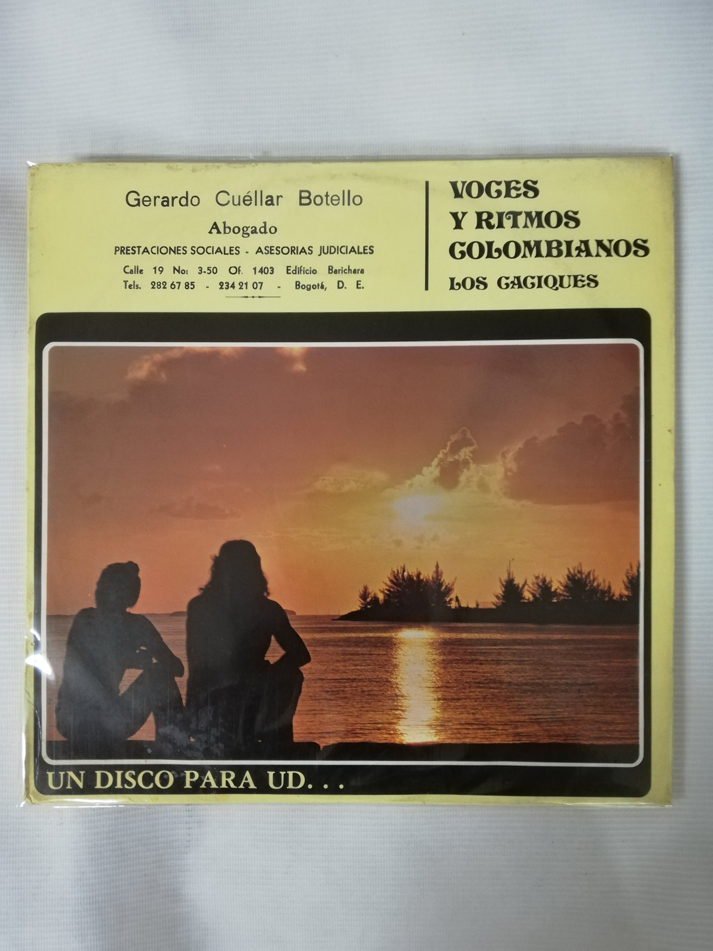 LP LOS CACIQUES - VOCES Y RITMOS COLOMBIANOS