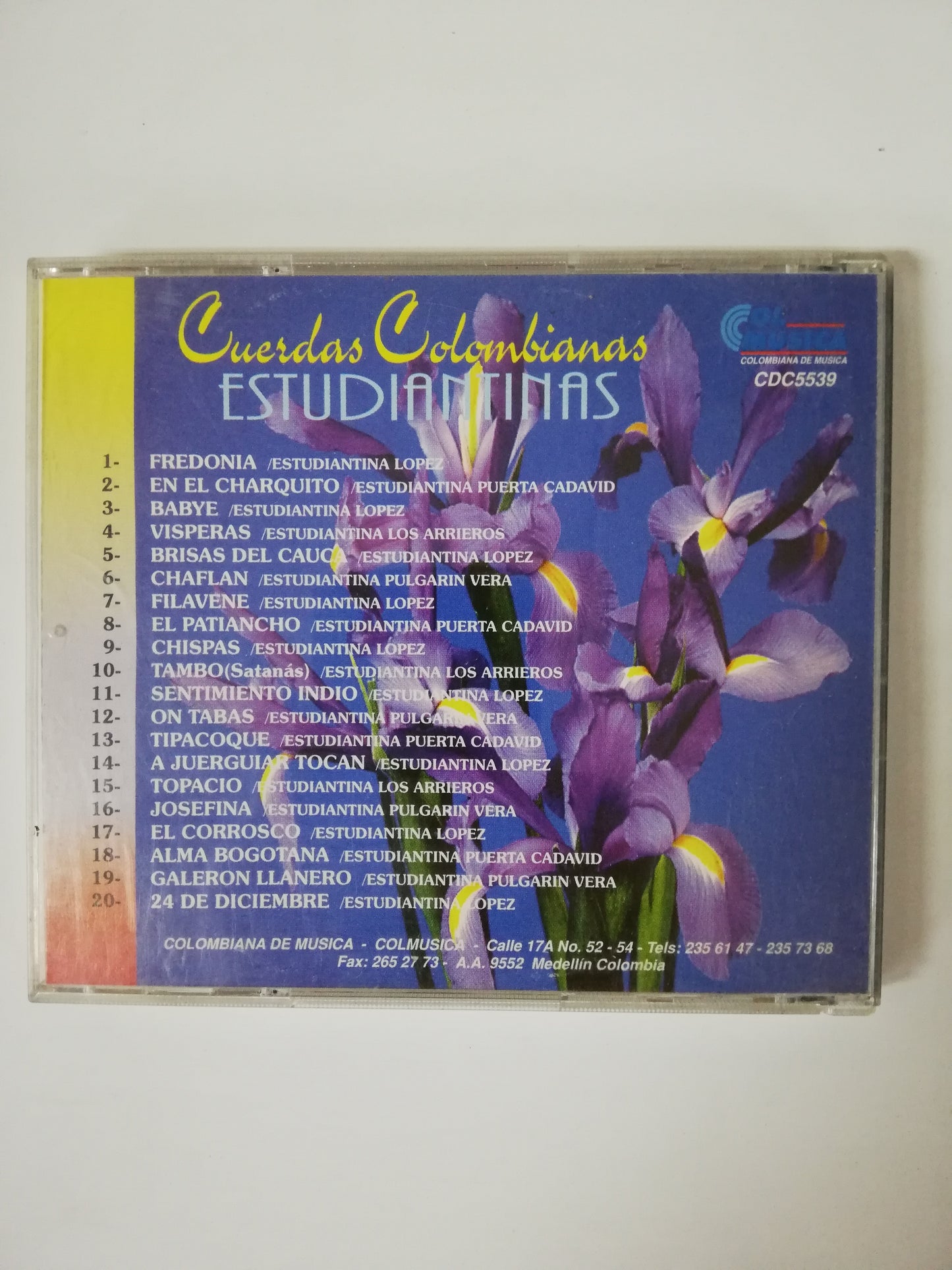 CD ESTUDIANTINAS - CUERDAS COLOMBIANAS