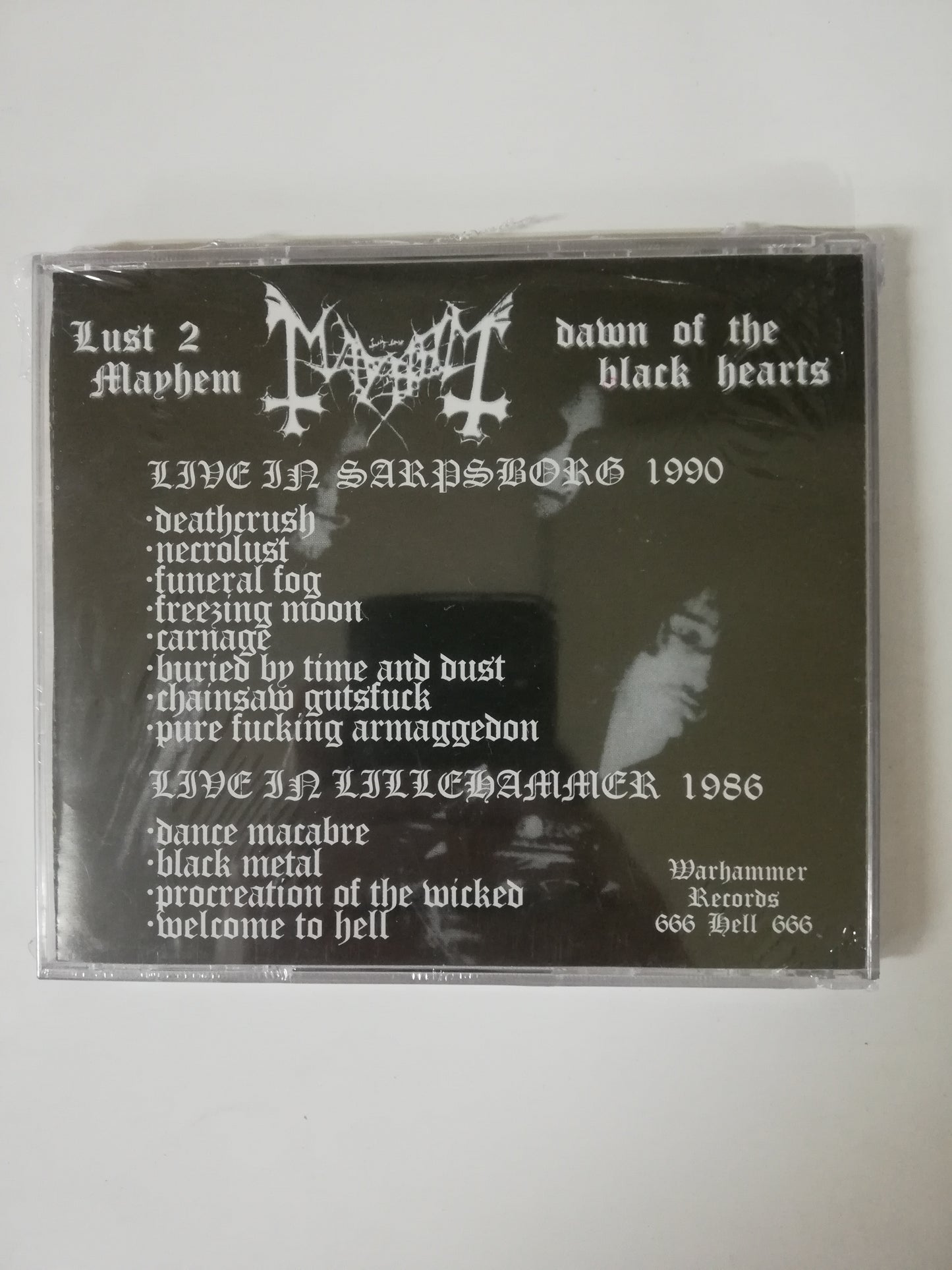 CD MAYHEM - THE DAWN OF THE BLACK HEARTS
