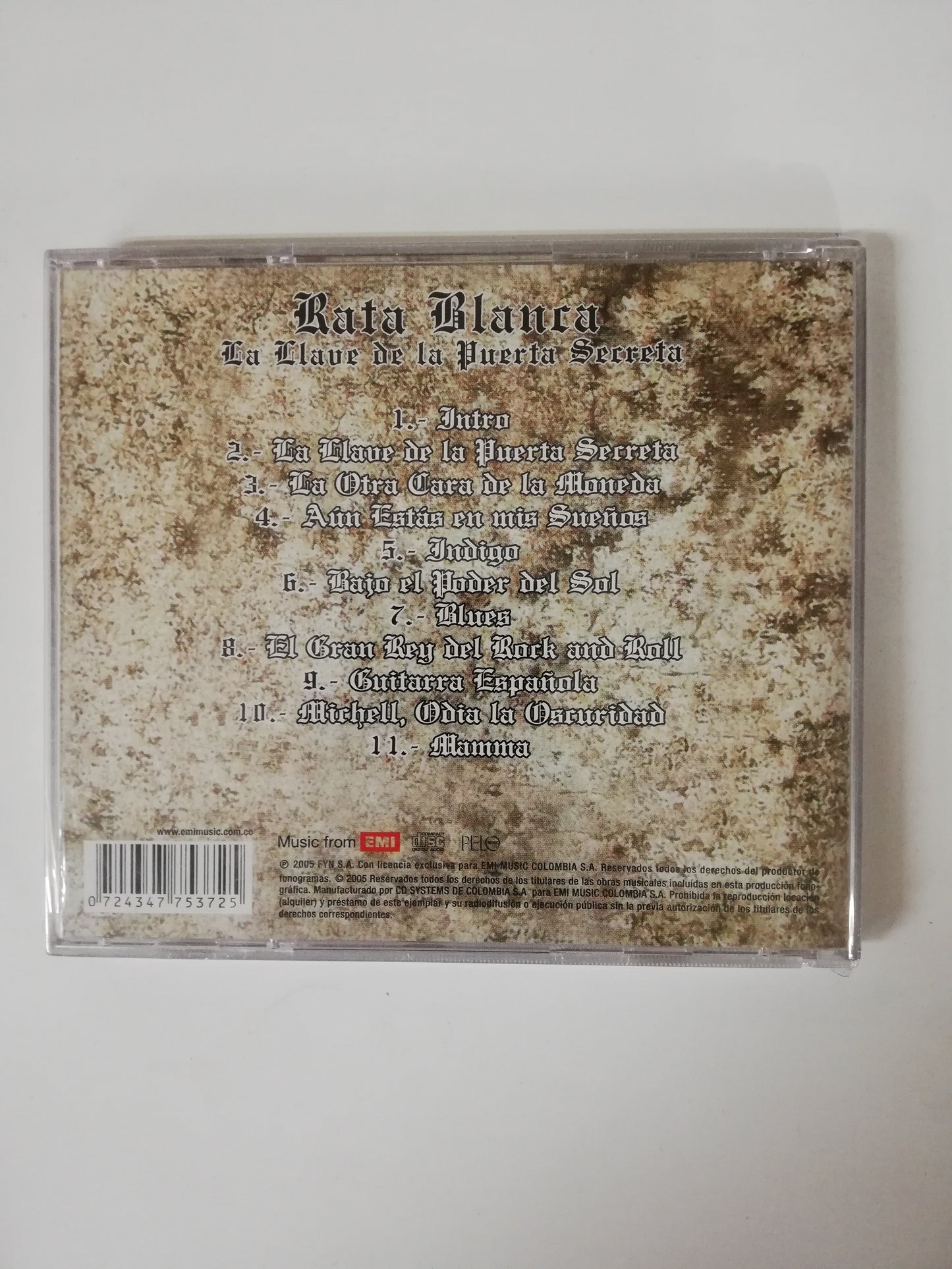 CD RATA BLANCA - LA LLAVE DE LA PUERTA SECRETA