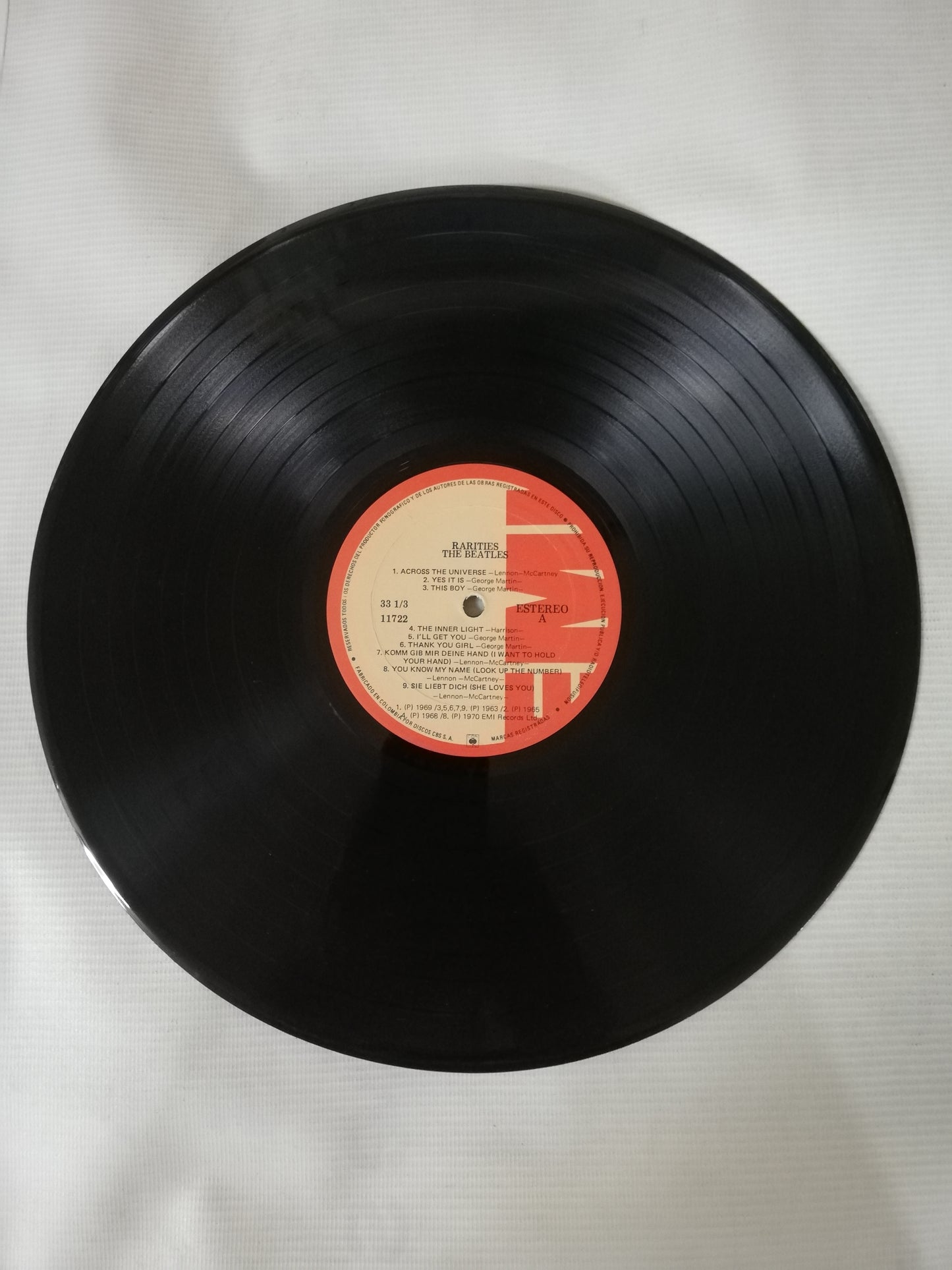 LP THE BEATLES - RARITIES