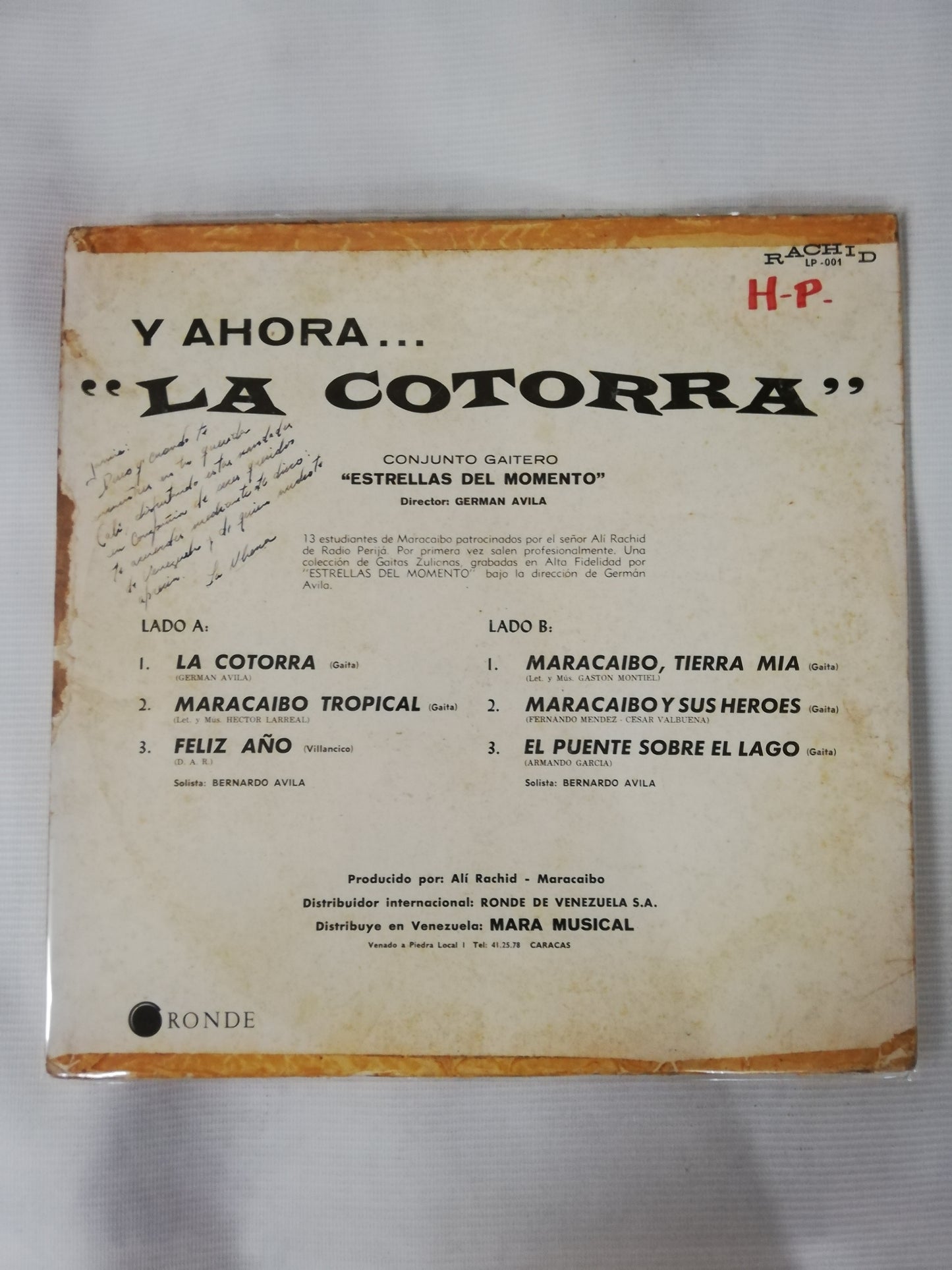 LP CONJUNTO GAITERO "ESTRELLAS DEL MOMENTO" - Y AHORA...LA COTORRA