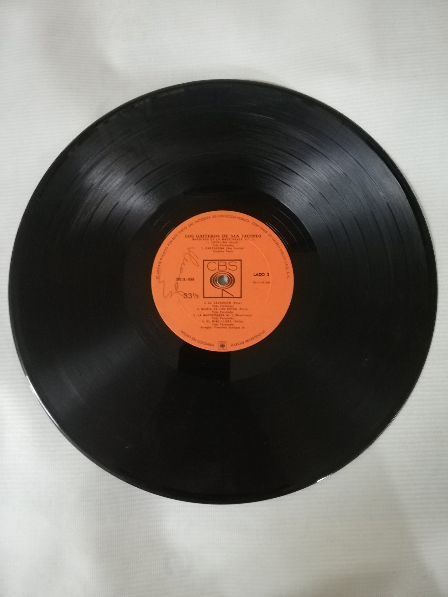 LP LOS GAITEROS DE SAN JACINTO - MAESTROS DE LA MAESTRANZA VOL. 2