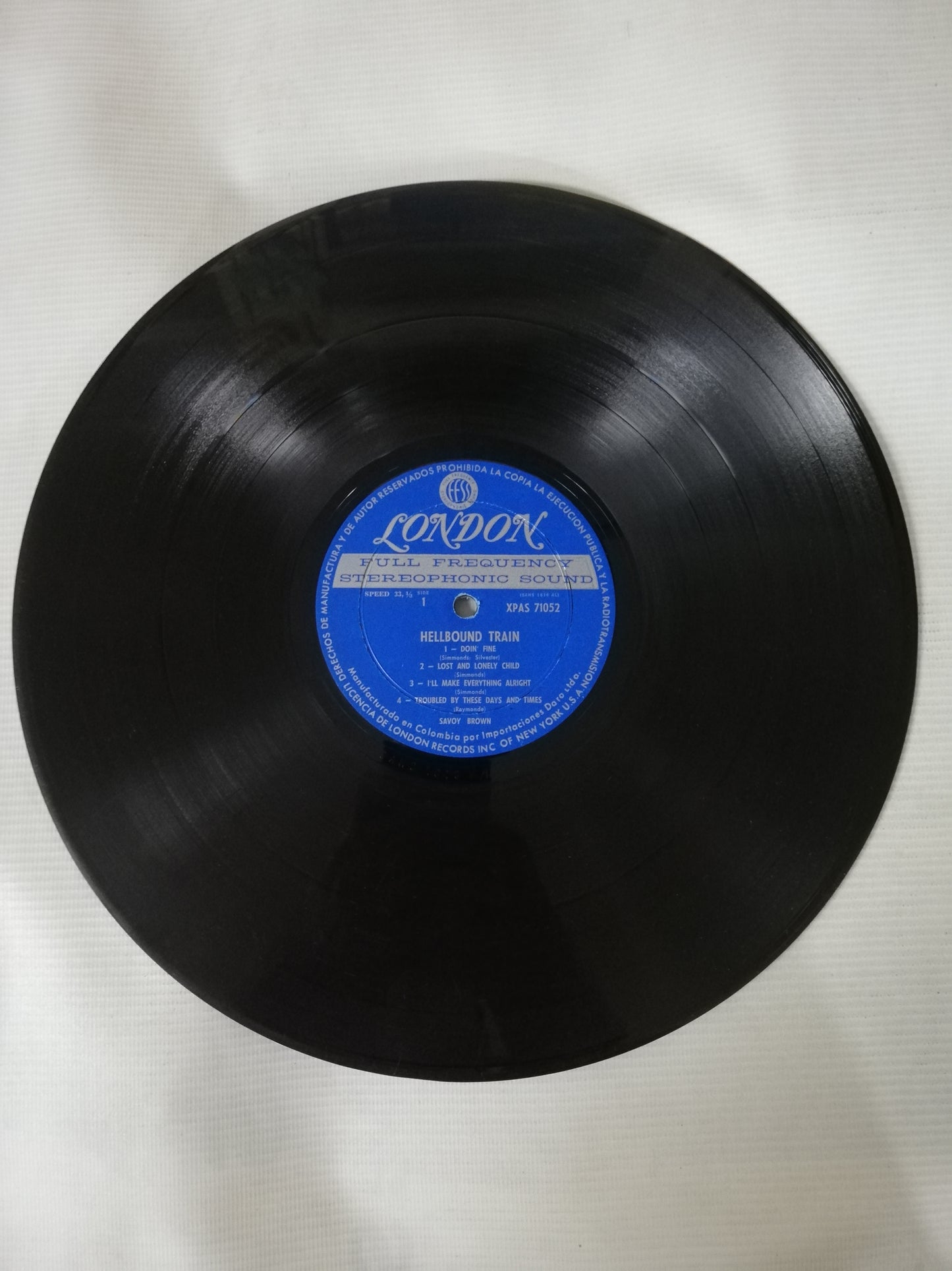 LP SAVOY BROWN - HELLBOUND TRAIN