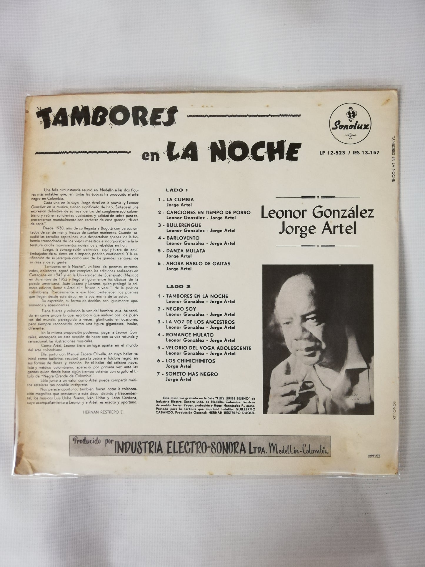 LP JORGE ARTEL / LEONOR GONZALEZ - TAMBORES EN LA NOCHE