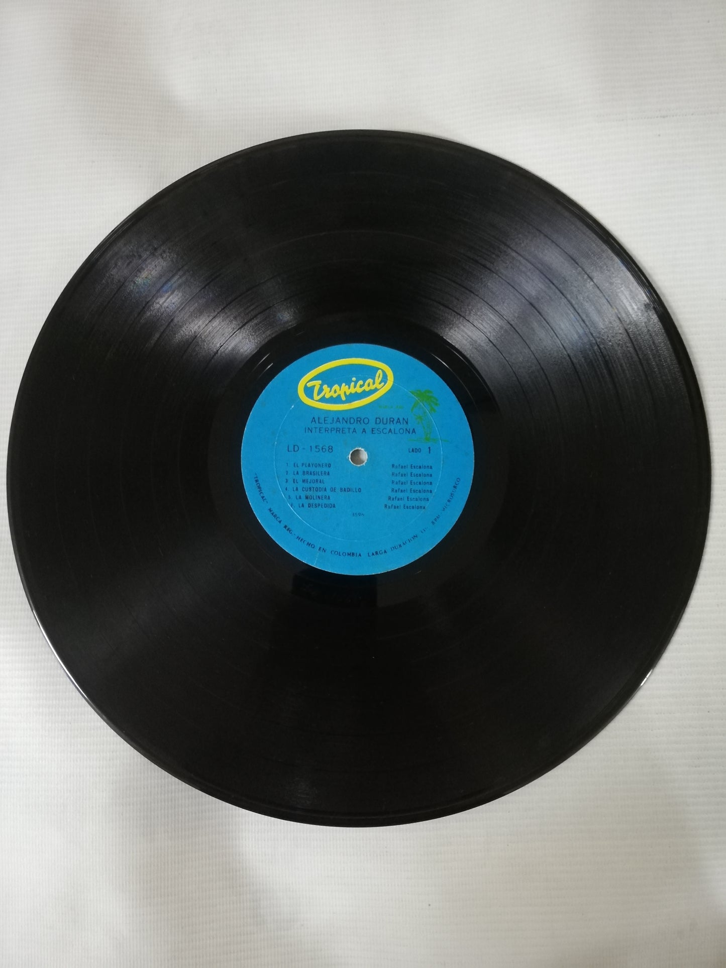 LP ALEJANDRO DURAN - ALEJANDRO DURAN INTERPRETA A ESCALONA