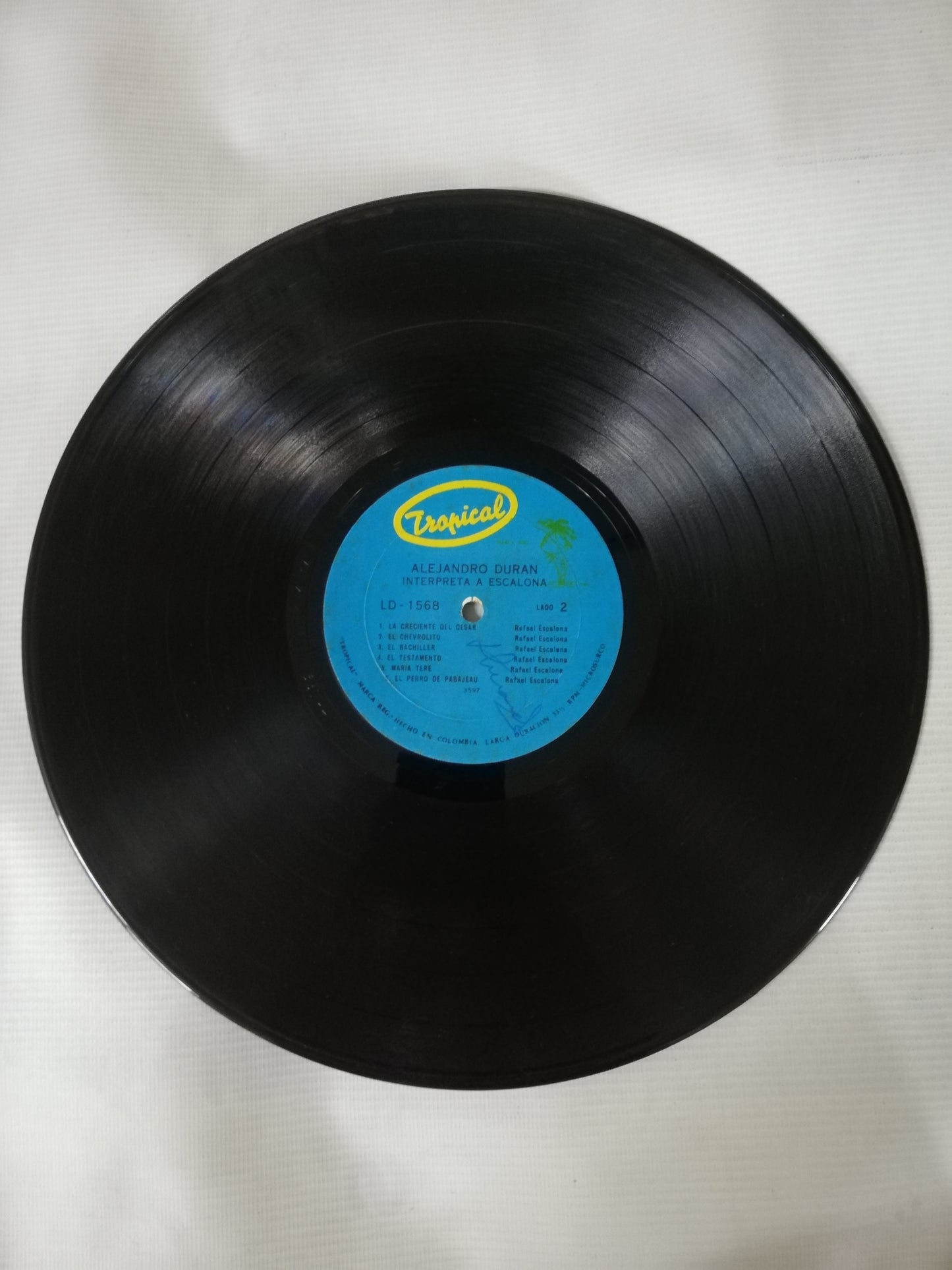 LP ALEJANDRO DURAN - ALEJANDRO DURAN INTERPRETA A ESCALONA