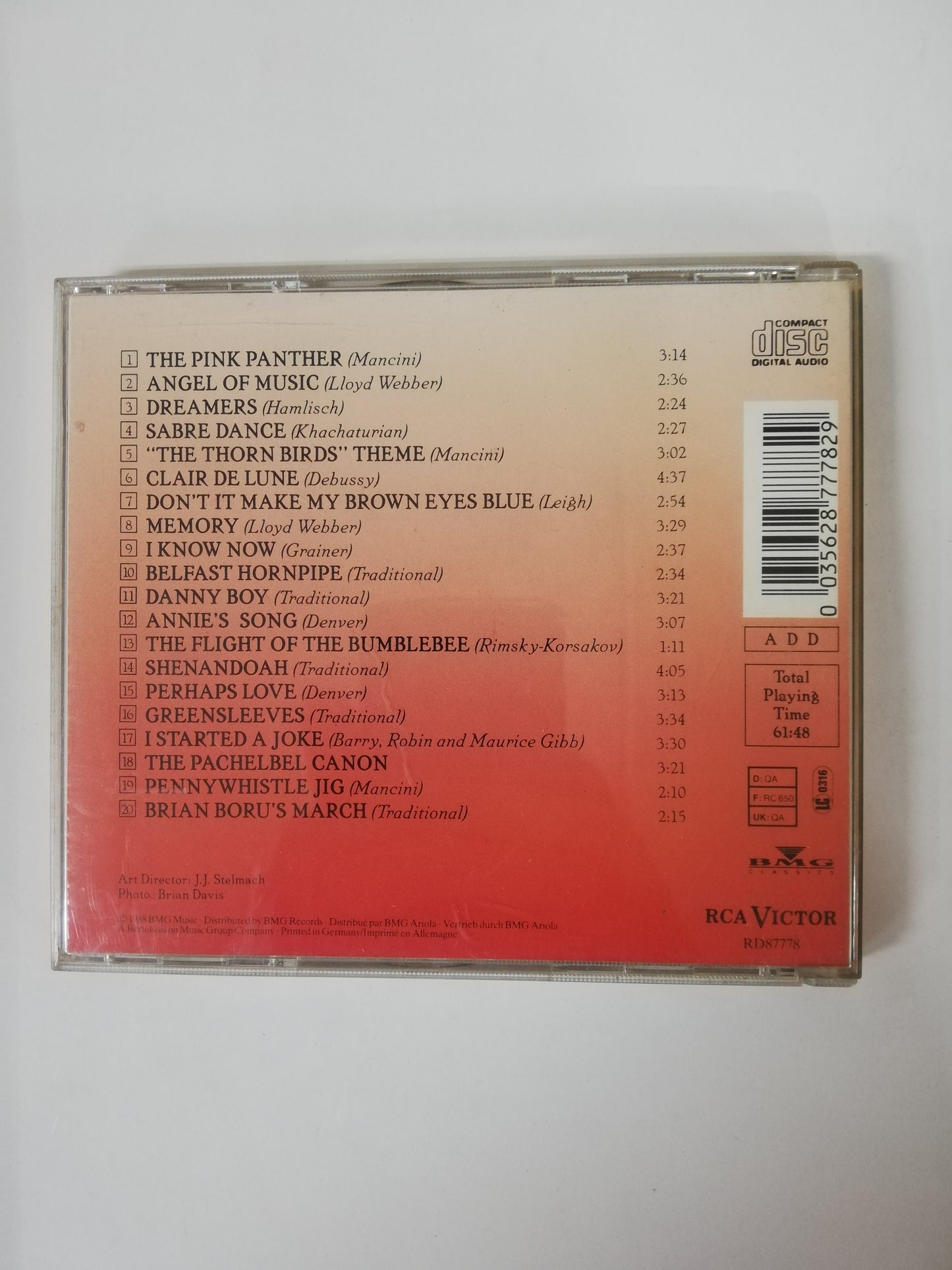 CD JAMES GALWAY - GREATEST HITS