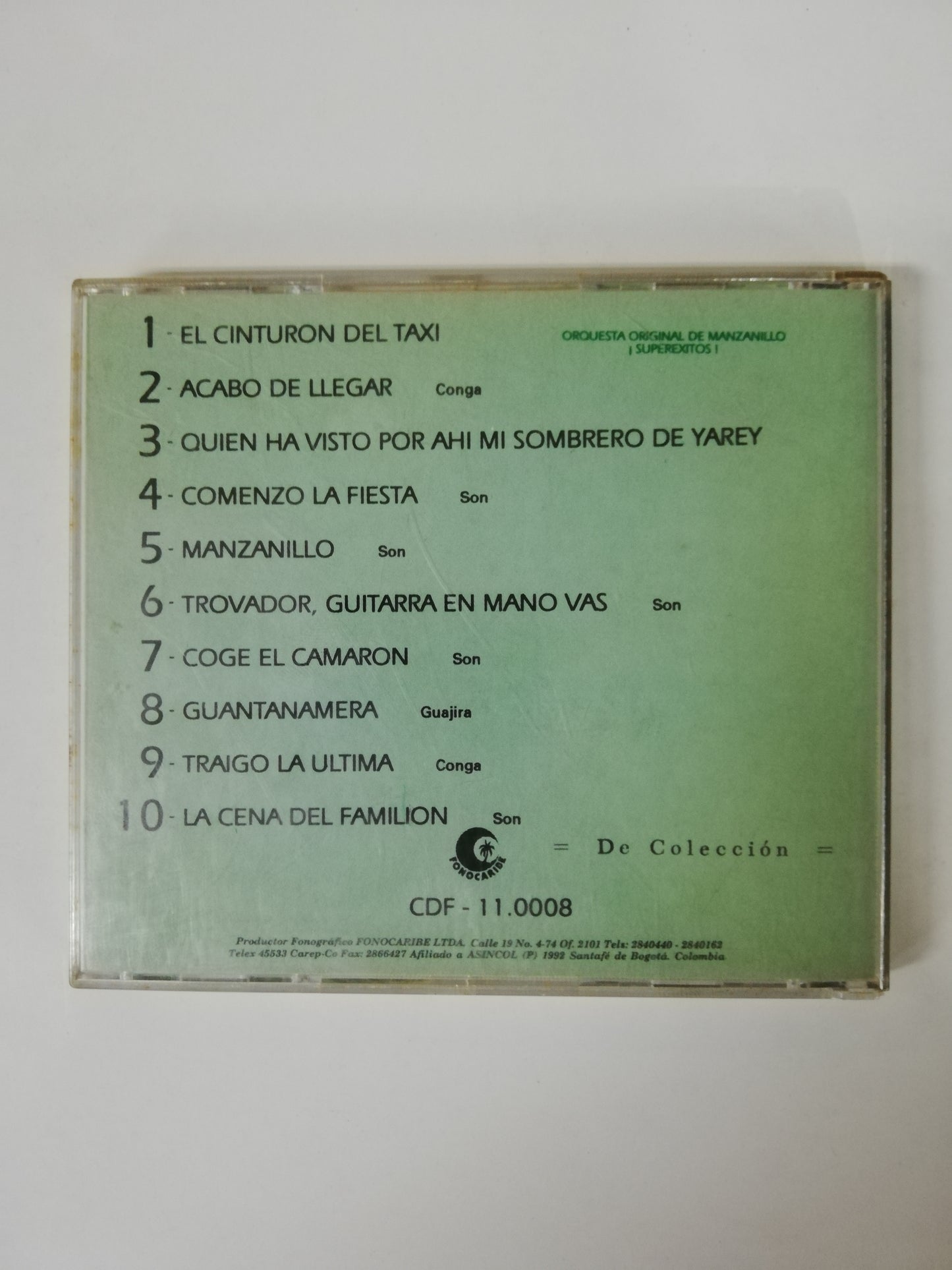 CD ORQUESTA ORIGINAL DE MANZANILLO - SUPER EXITOS