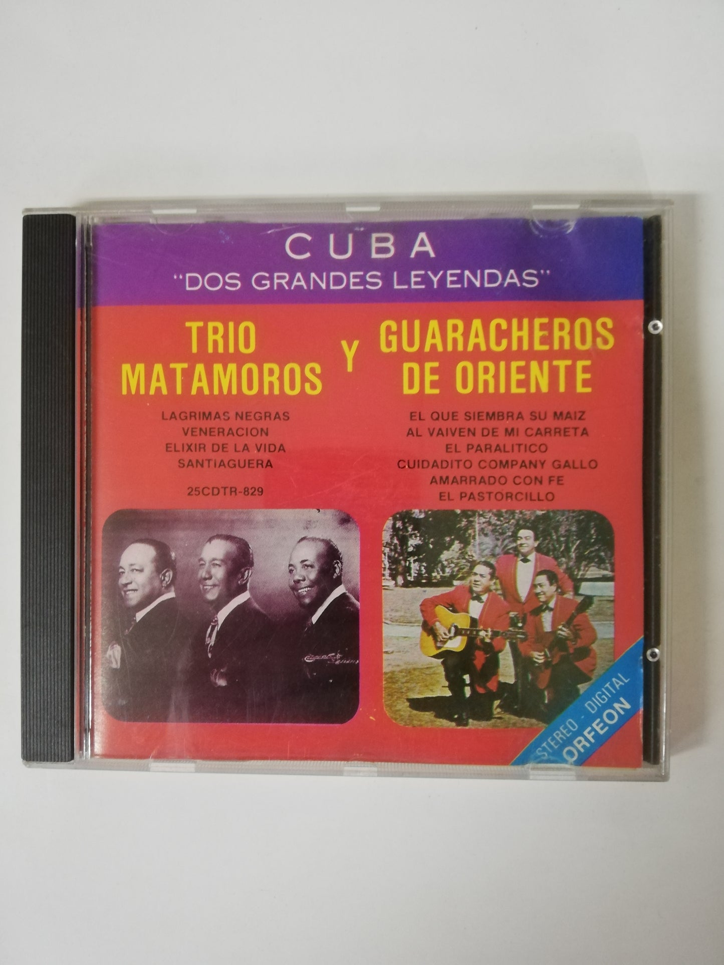 CD TRIO MATAMOROS Y GUARACHEROS DE ORIENTE - CUBA "DOS GRANDES LEYENDAS"