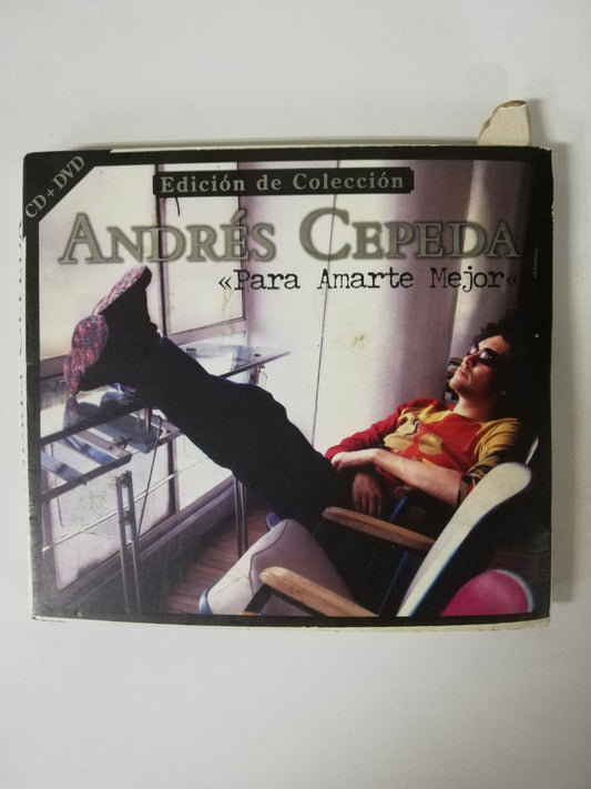 CD ANDRES CEPEDA - PARA AMARTE MEJOR - CD + DVD