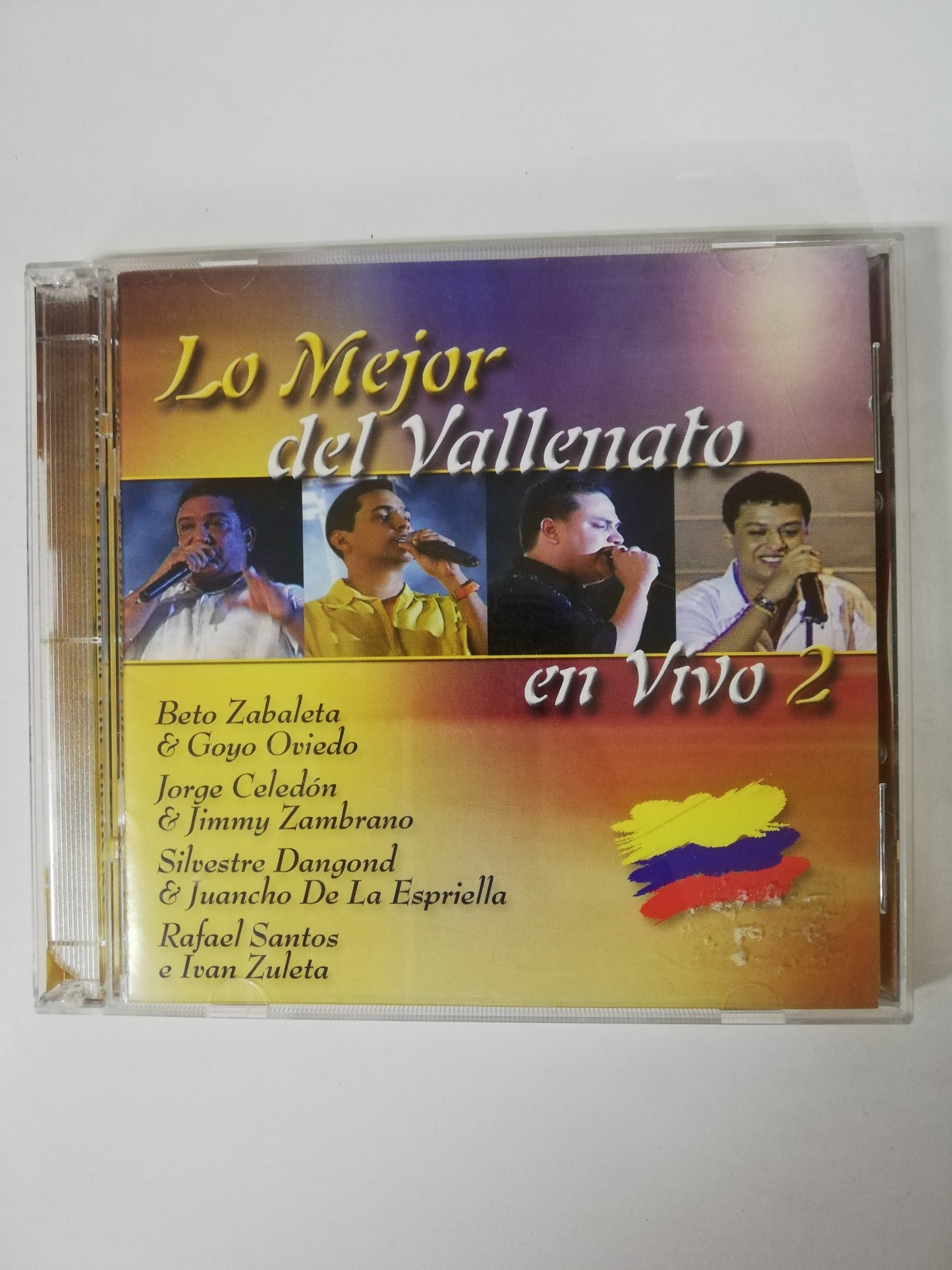 CD LO MEJOR DEL VALLENATO EN VIVO 2 - VARIOS INTÉRPRETES - CD X 2