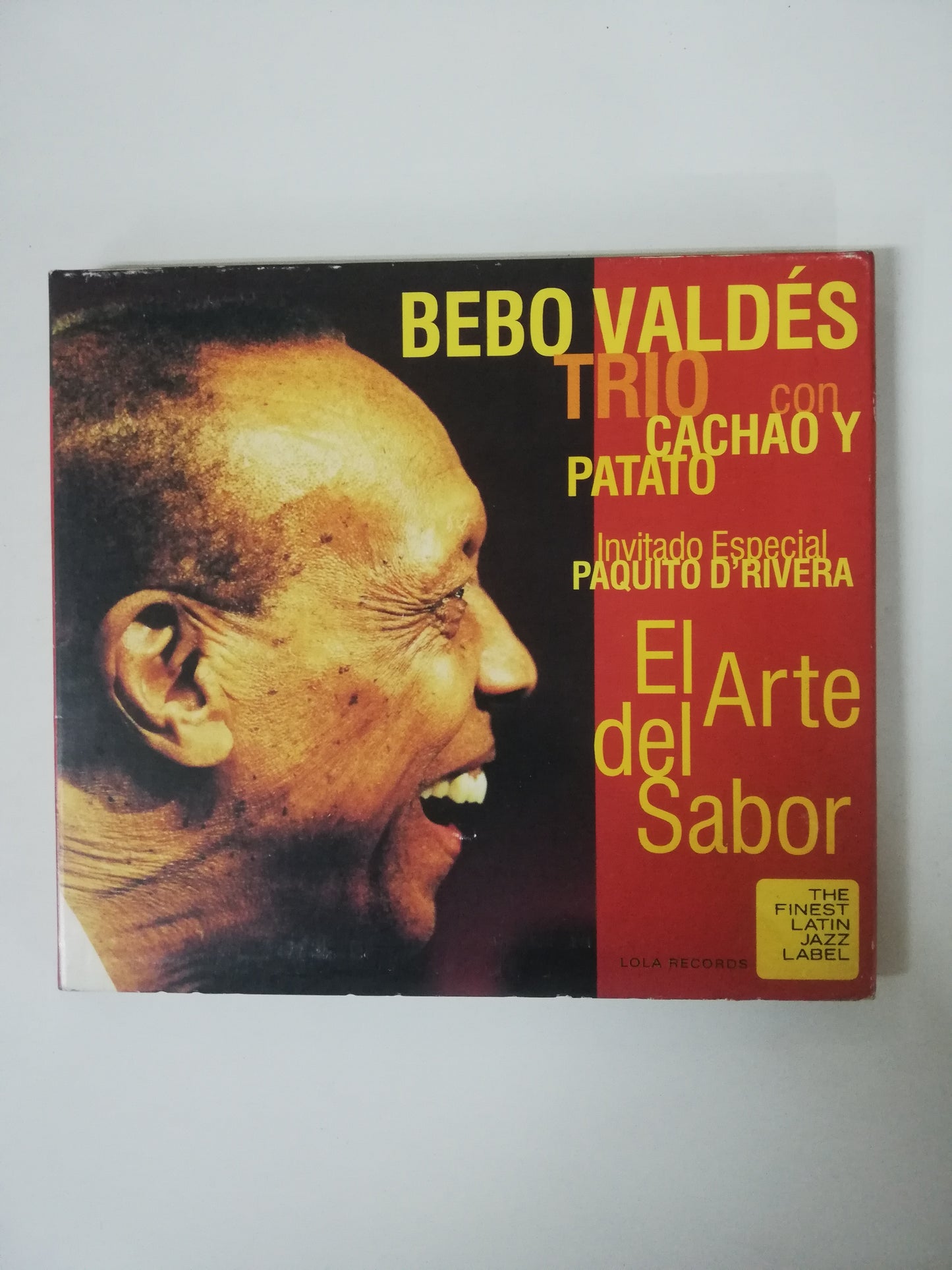 CD BEBO VALDÉS TRIO CON CACHAO Y PATATO - INVITADO ESPECIAL: PAQUITO D´ RIVERA - EL ARTE DEL SABOR