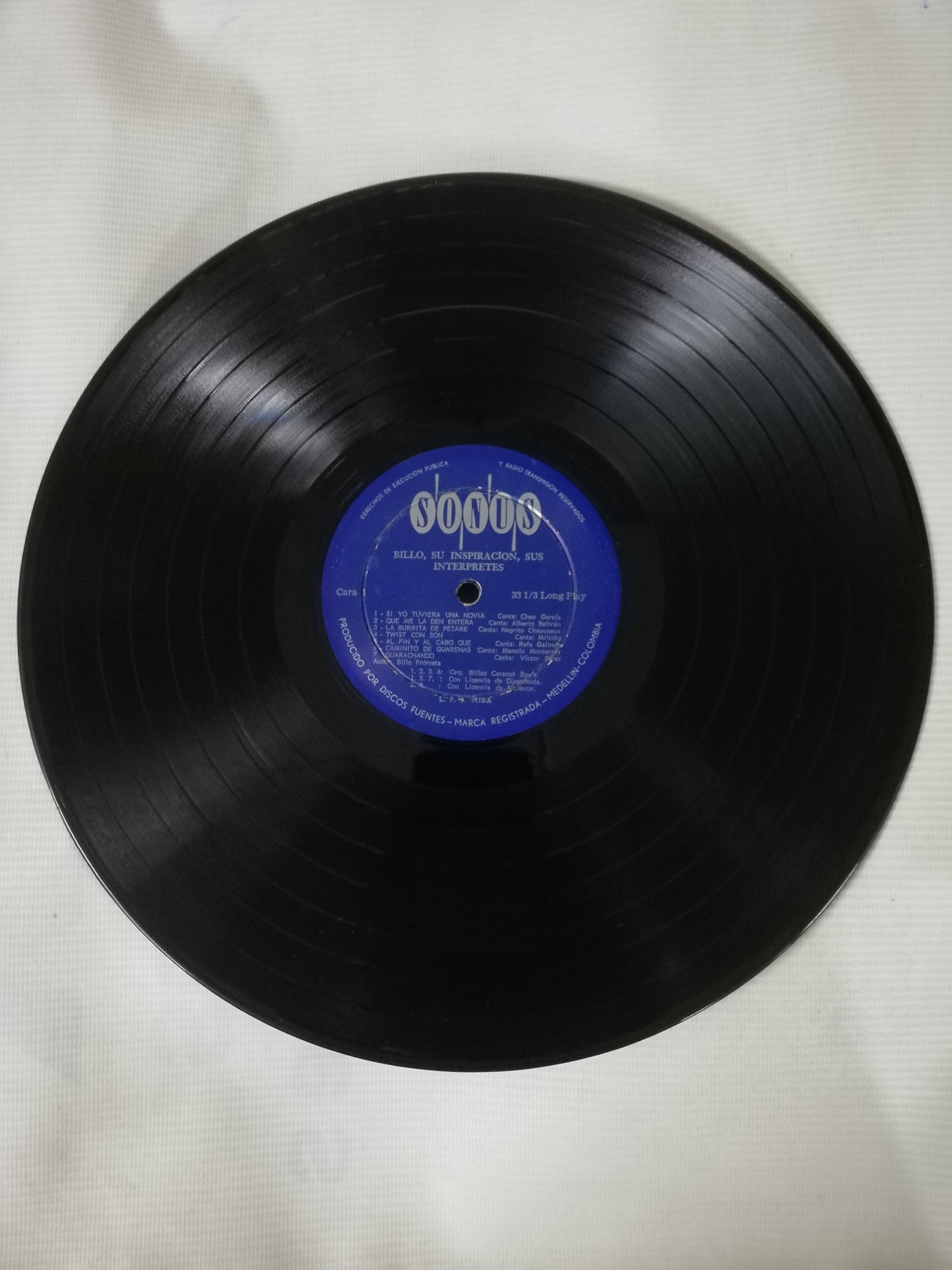 LP BILLO´S CARACAS BOYS - BLLO, SU INSPIRACIÓN. SUS INTÉRPRETES