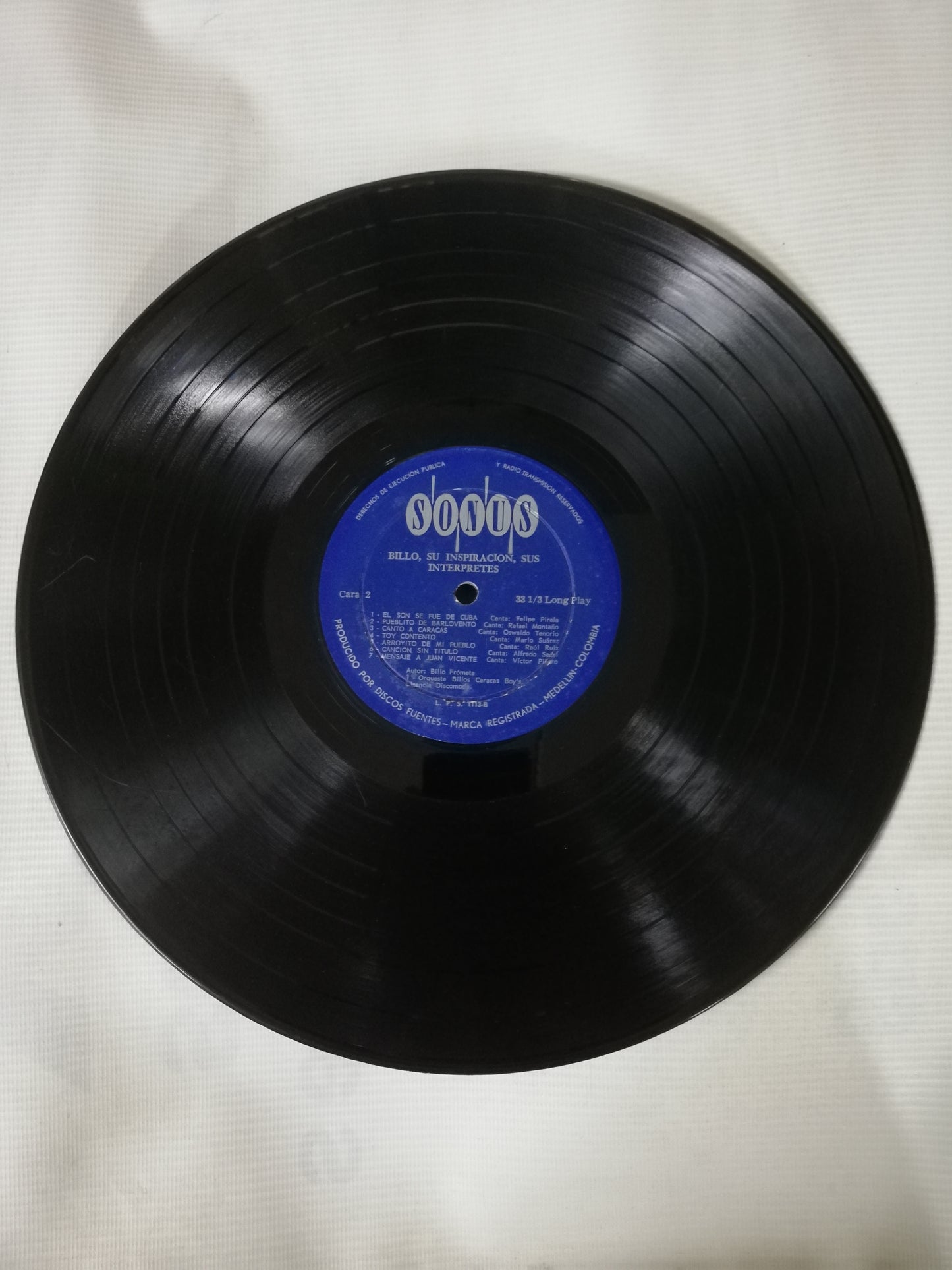 LP BILLO´S CARACAS BOYS - BLLO, SU INSPIRACIÓN. SUS INTÉRPRETES