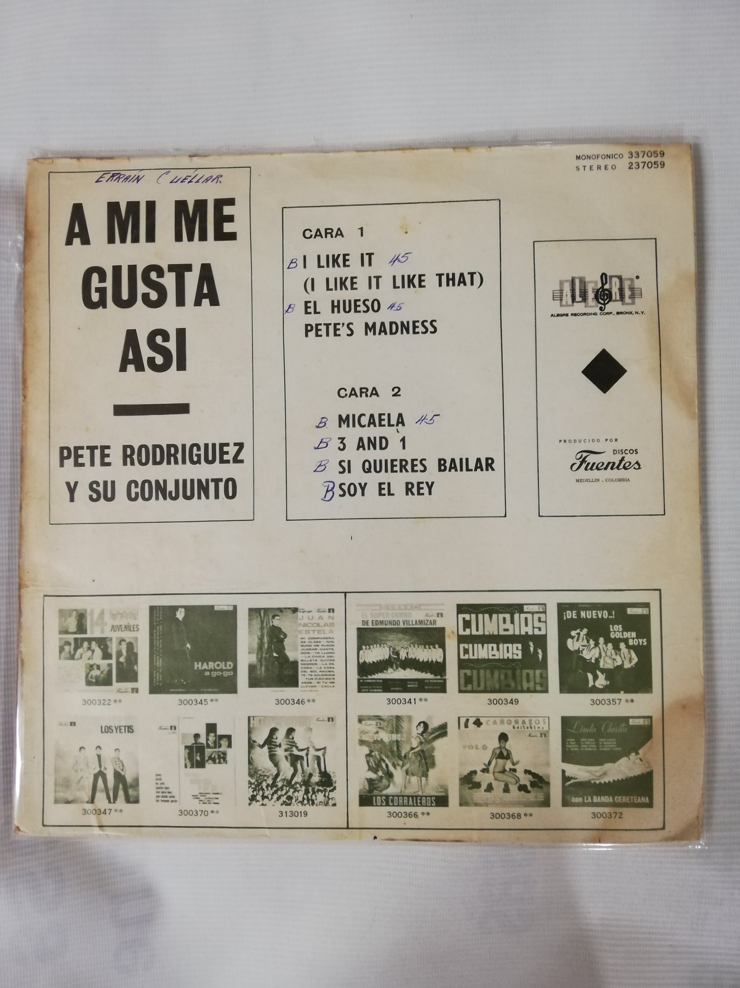 LP PETE RODRIGUEZ Y SU CONJUNTO - I LIKE IT LIKE THAT