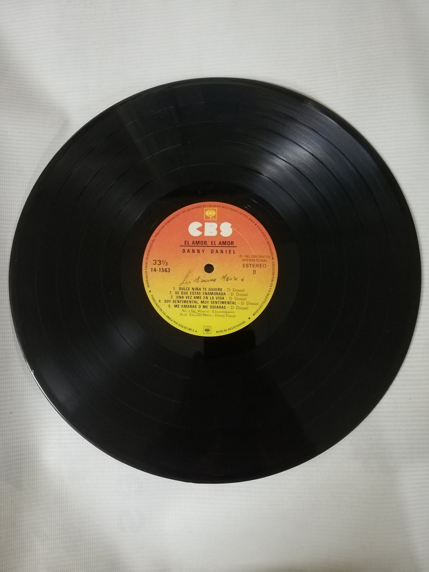 LP DANNY DANIEL - EL AMOR, EL AMOR