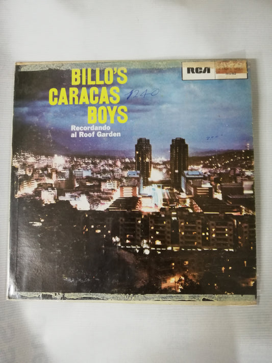 LP BILLO´S CARACAS BOYS - RECORDANDO AL ROOF GARDEN