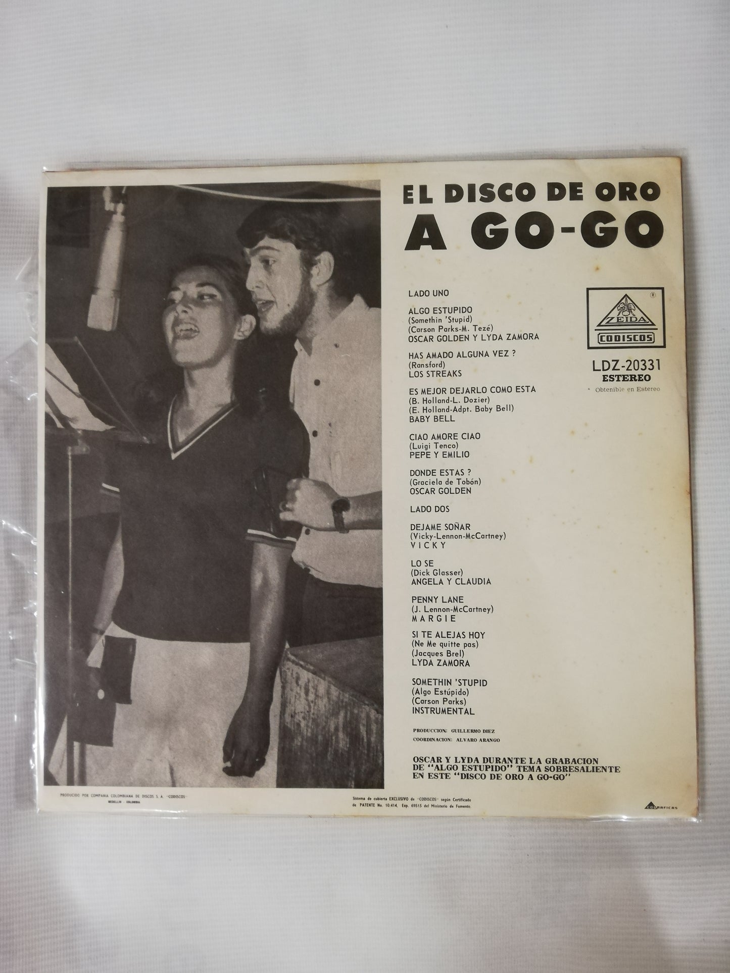 LP EL DISCO DE ORO A GO-GO - VARIOS INTÉRPRETES