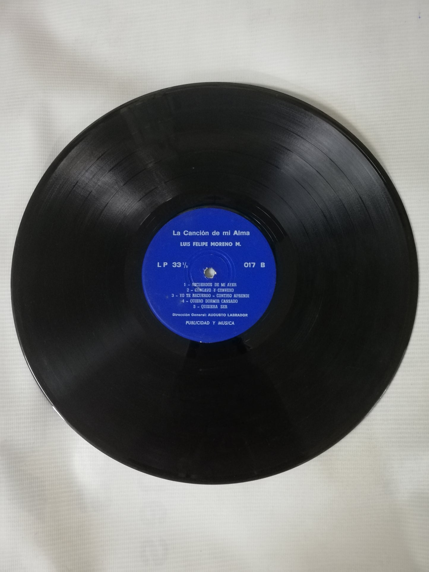 LP LUIS FELIPE MORENO - LA CANCIÓN DE MI ALMA