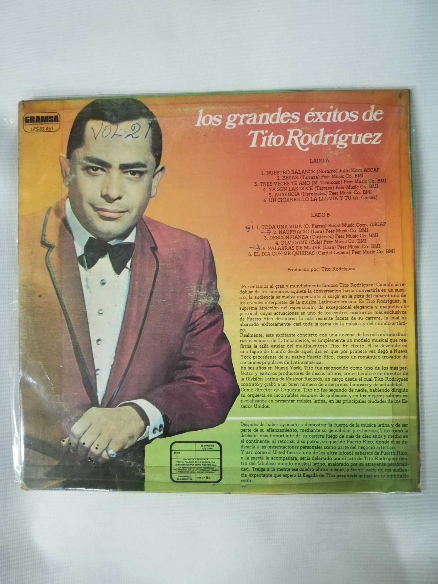 LP TITO ROODRIGUEZ - LOS GRANDES EXITOS