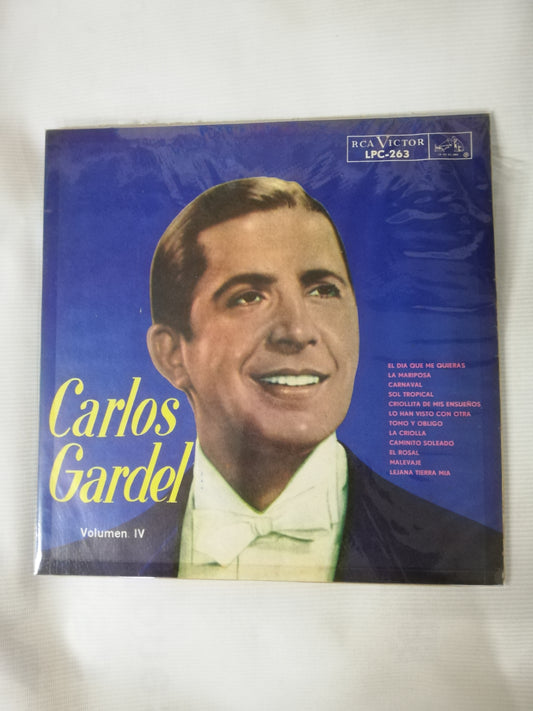 LP CARLOS GARDEL - CARLOS GARDEL VOL. IV