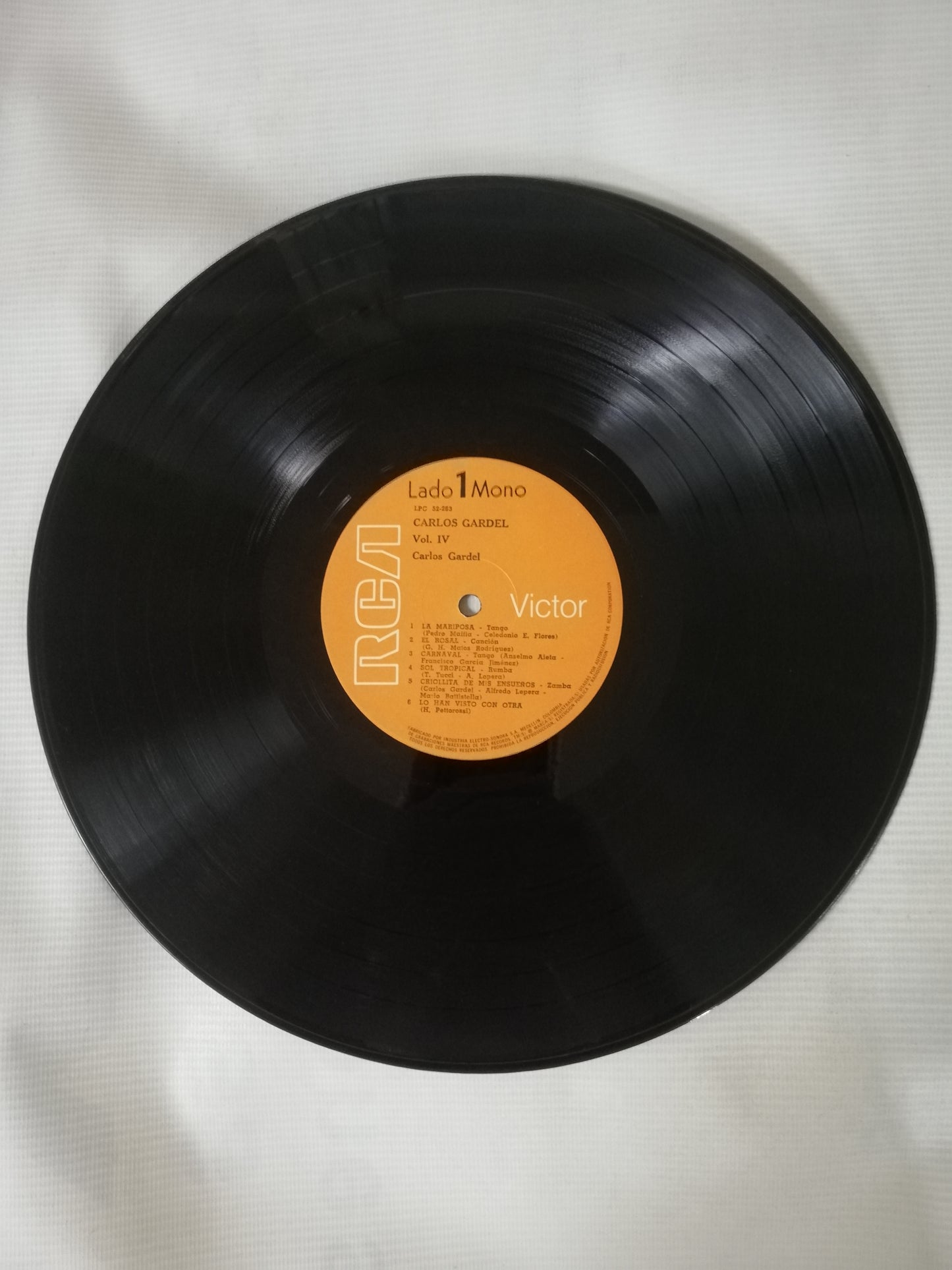 LP CARLOS GARDEL - CARLOS GARDEL VOL. IV