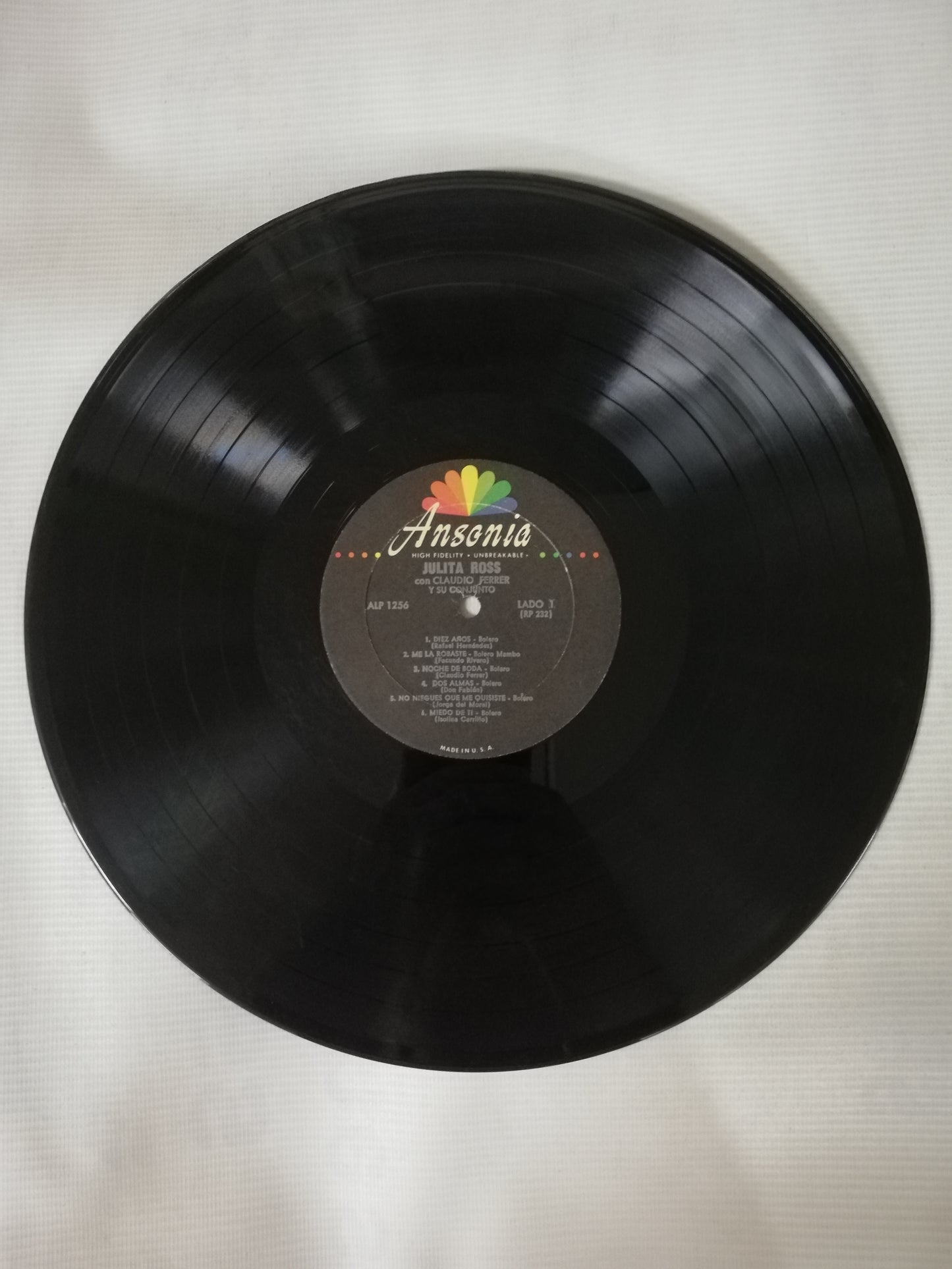LP JULITA ROSS - JULITA ROSS CON CLAUDIO FERRER Y SU CONJUNTO
