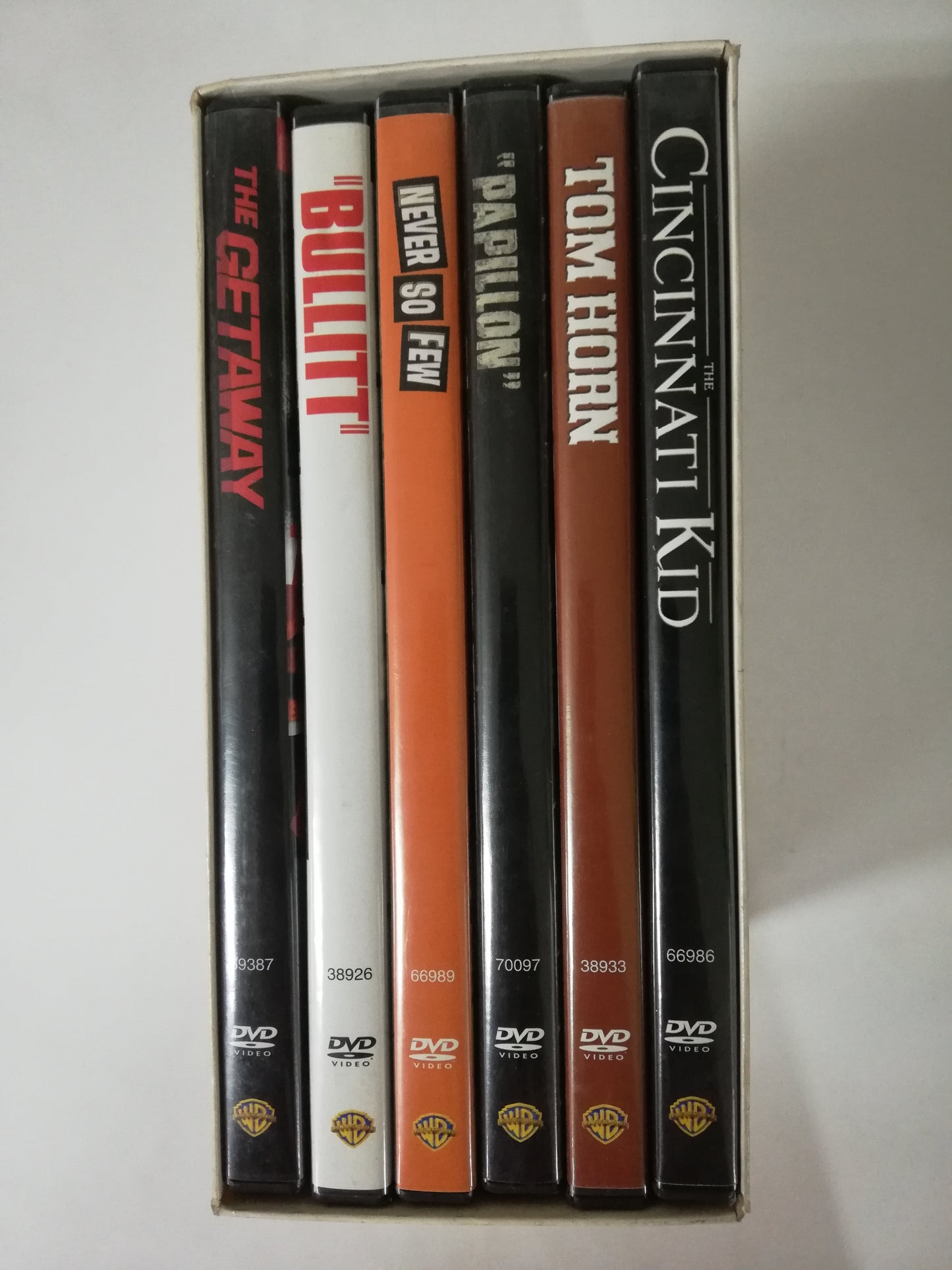 DVD COLLECTION STEVE McQUEEN - THE ESSENTIAL COLLECTION - DVD X 6