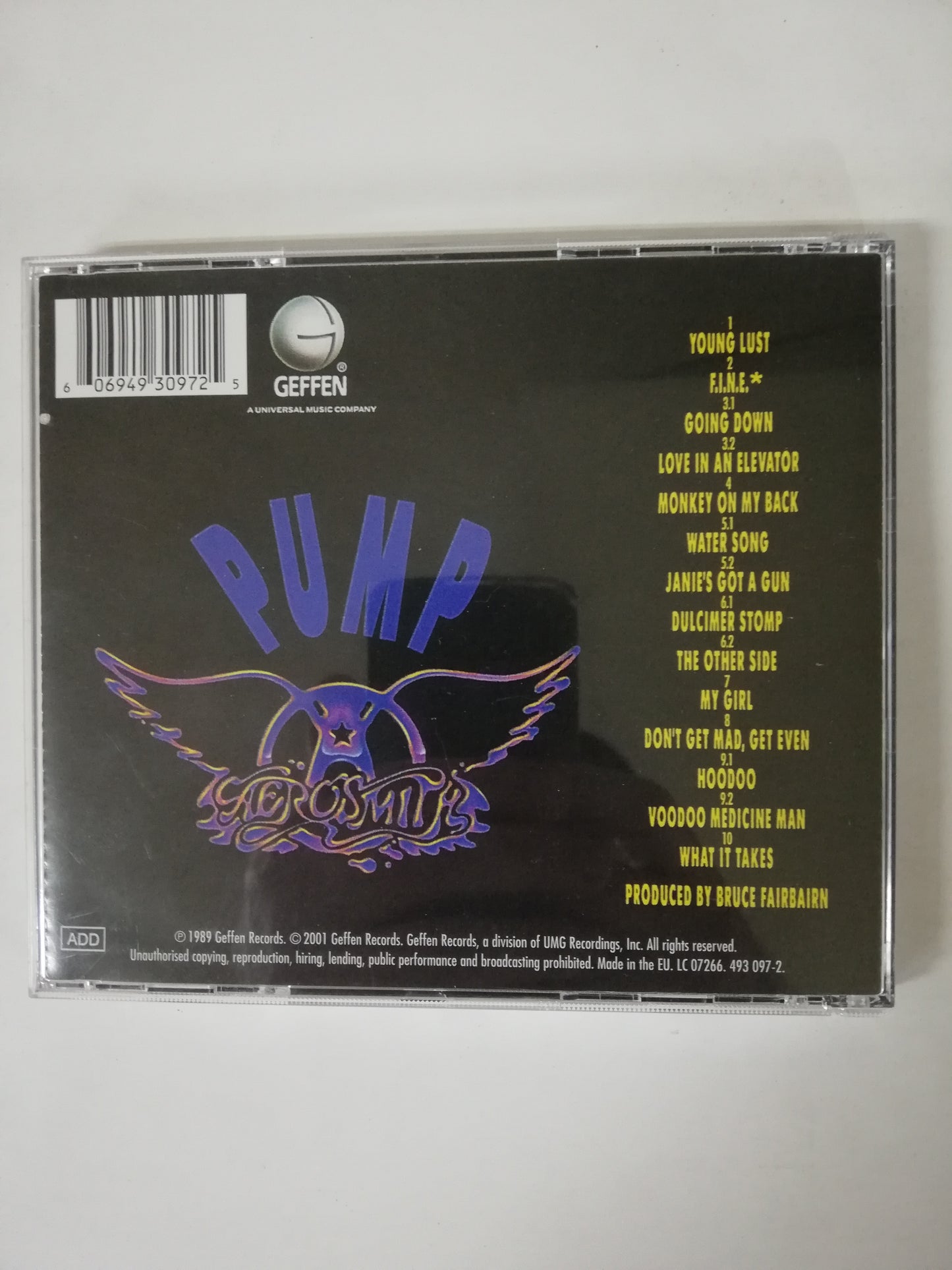 CD AEROSMITH - PUMP