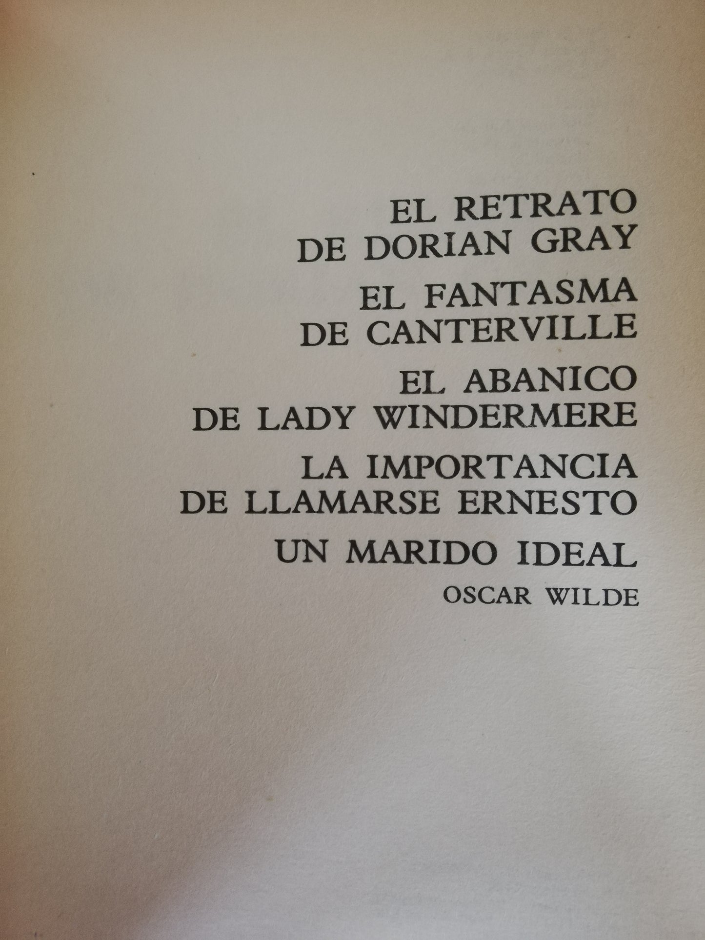 OBRAS - OSCAR WILDE
