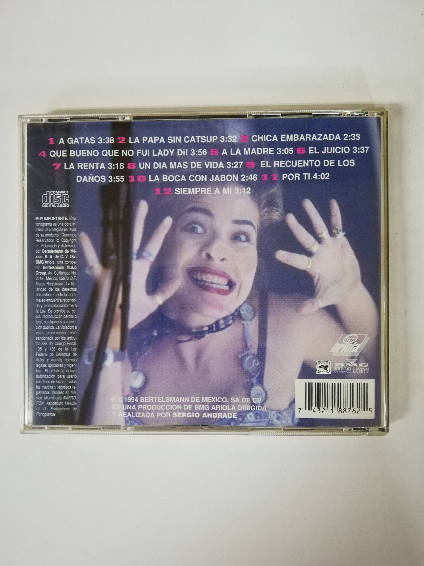 CD GLORIA TREVI - MAS TURBADA QUE NUNCA