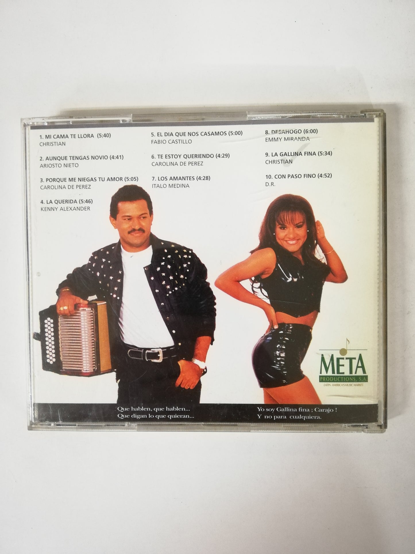 CD SAMY SANDOVAL Y SANDRA SANDOVAL - LA GALLINA FINA