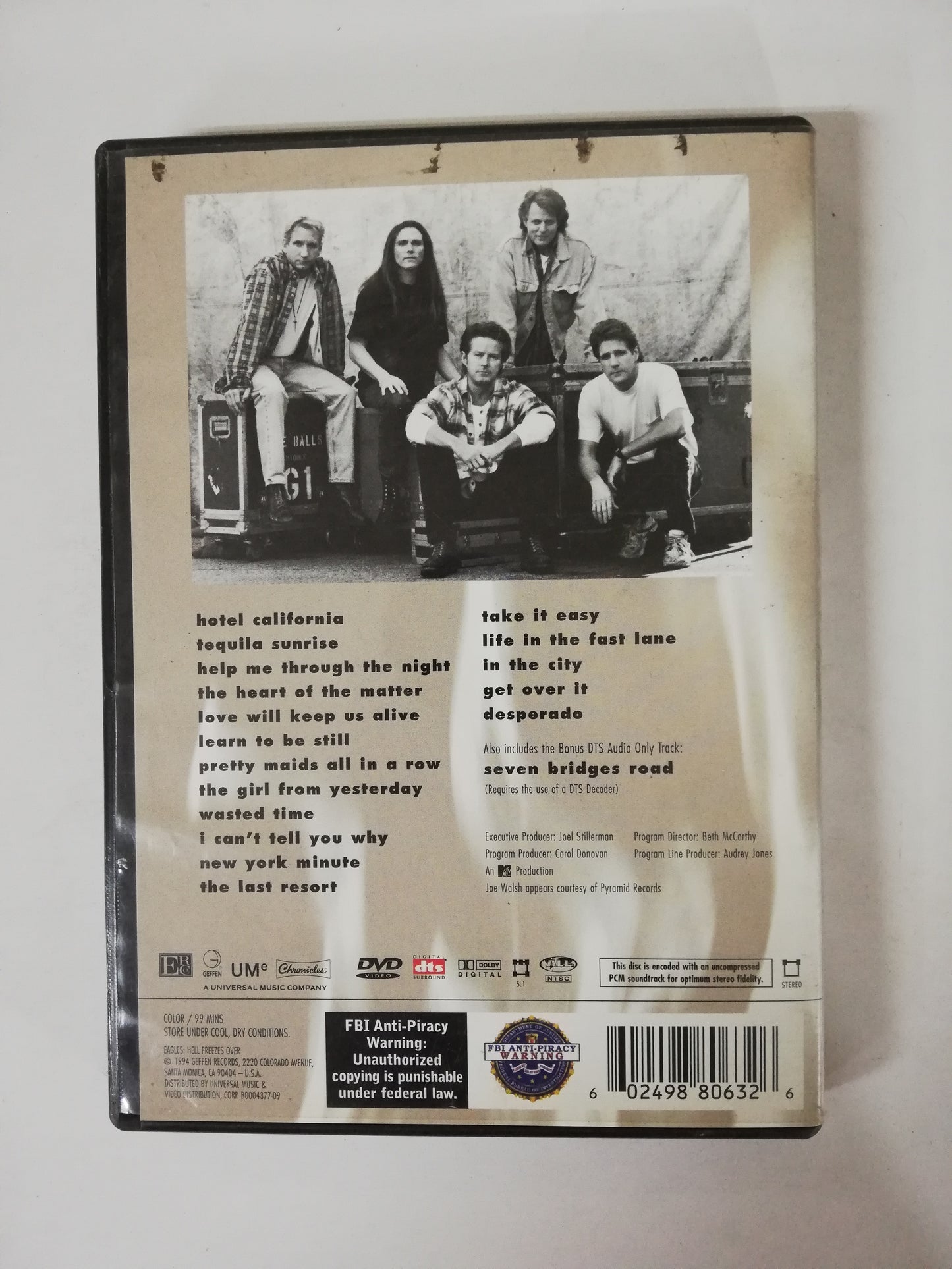 DVD EAGLES - HELL FREEZES OVER