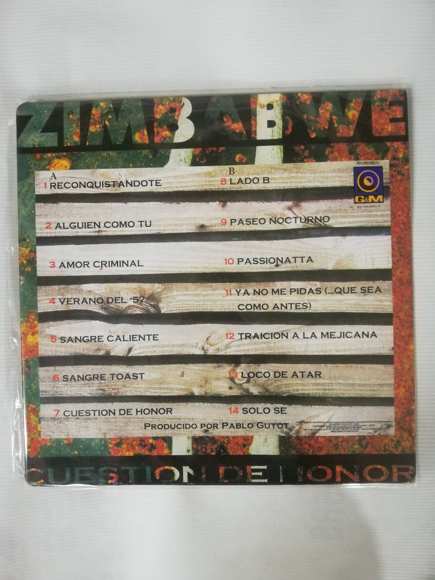 LP ZIMBABWE - CUESTIÓN DE HONOR